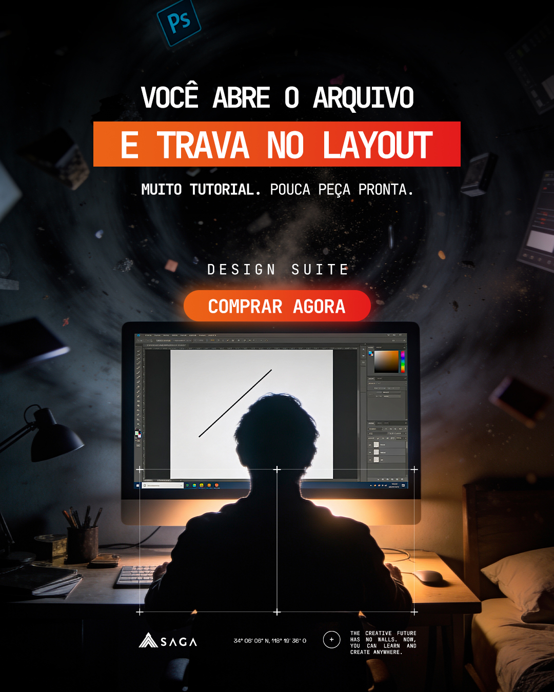 Escola Saga Facebook ad