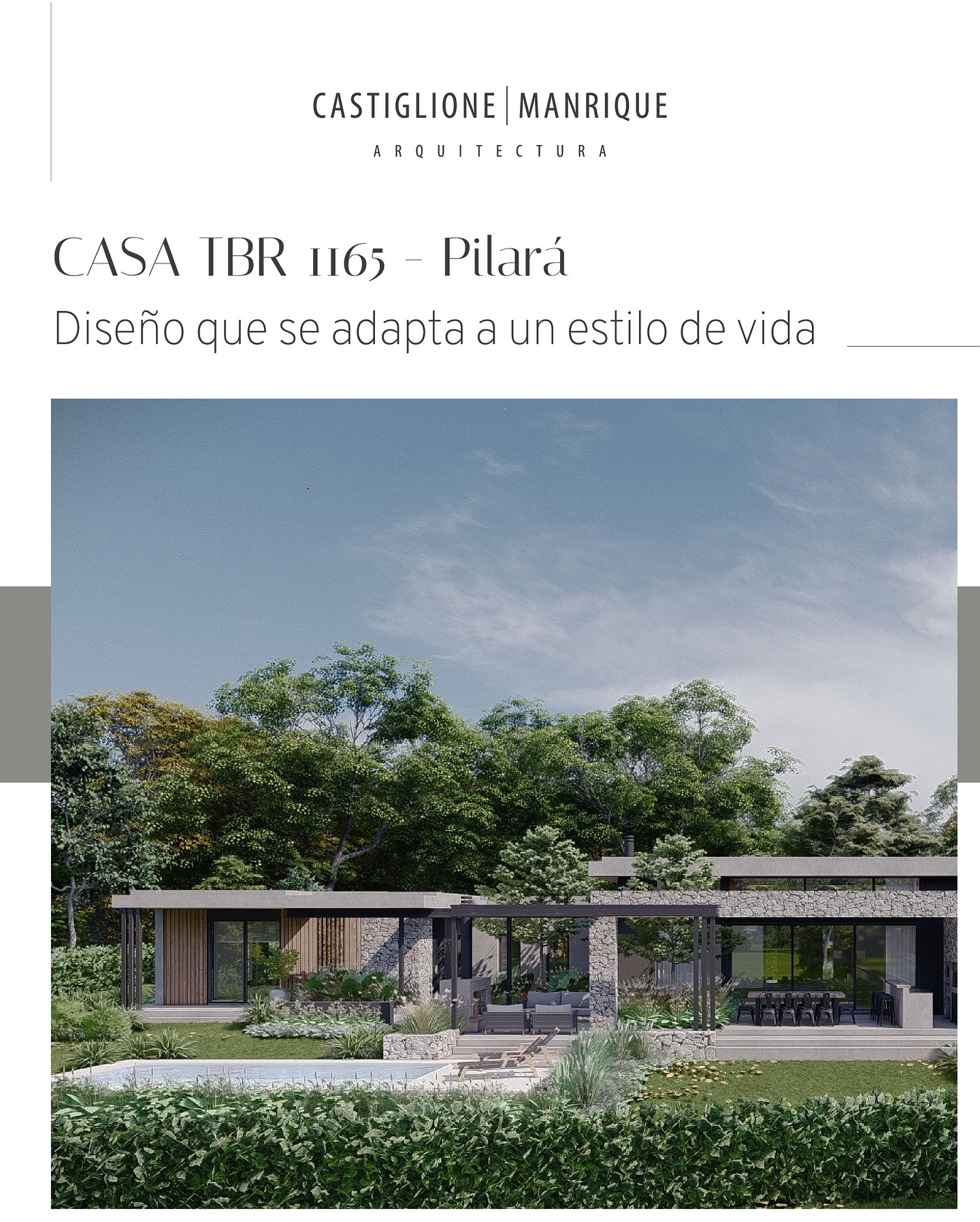 Castiglione - Manrique Arquitectura Facebook ad: Este proyecto refleja nuestro compromiso con la…