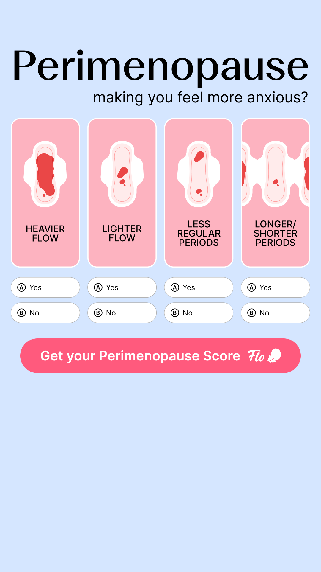 Flo For Perimenopause Facebook ad