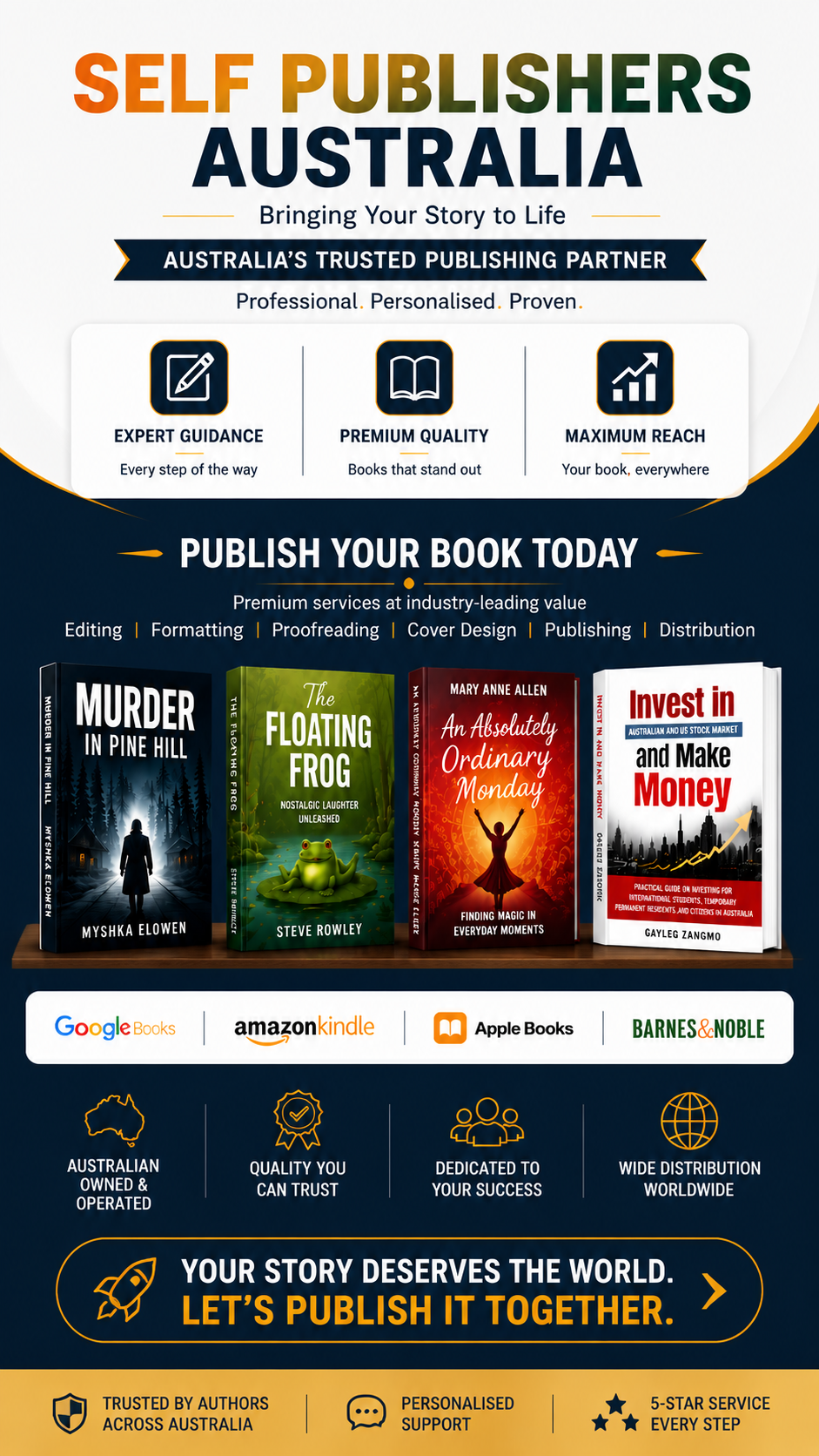 Self Publishers Australia Facebook ad