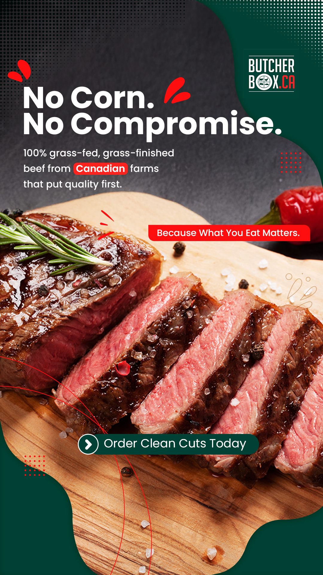 Butcher Box Facebook ad