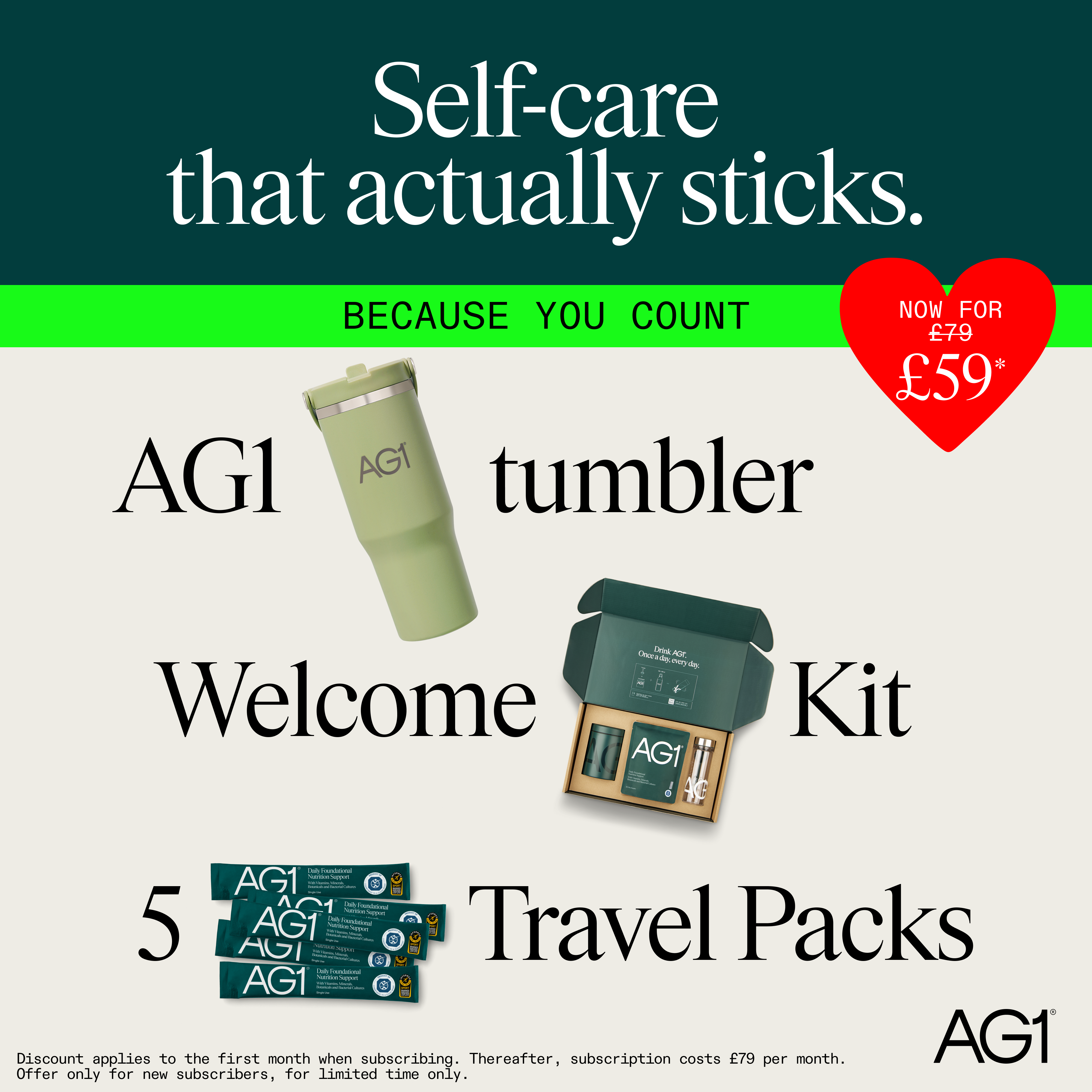 AG1 by Athletic Greens Facebook ad