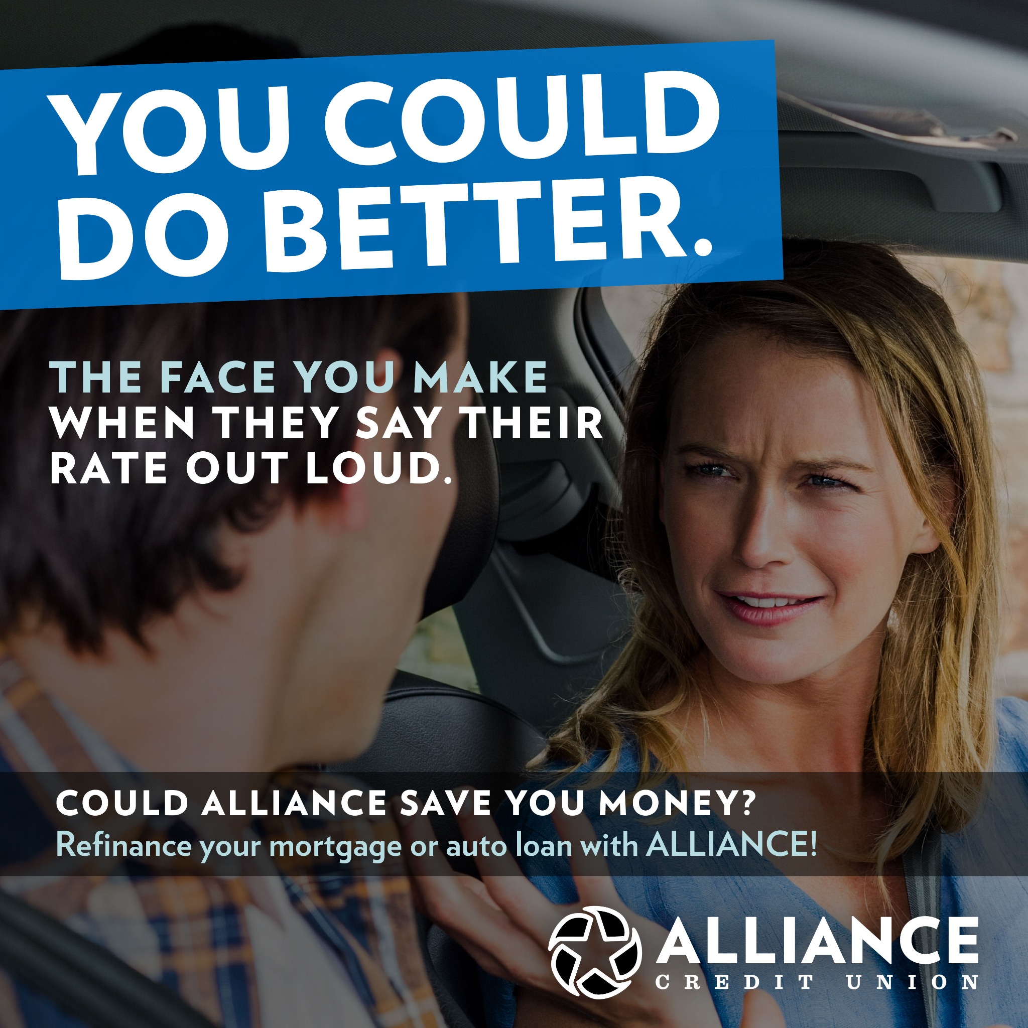 ALLIANCE Credit Union Facebook ad from Mar 6, 2026