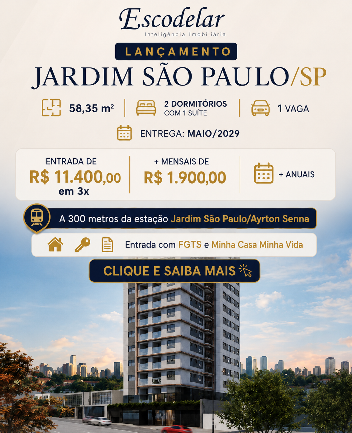Escodelar Facebook ad: Conheça as condições