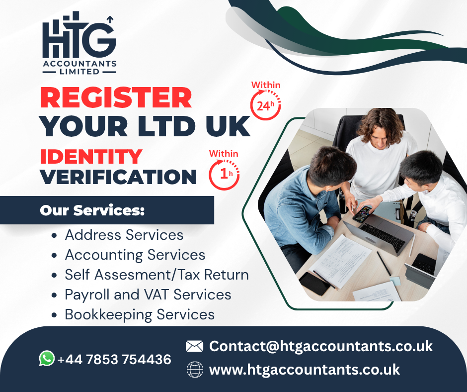 HTG Accountants Ltd Facebook ad: Register Your UK Limited Company Today