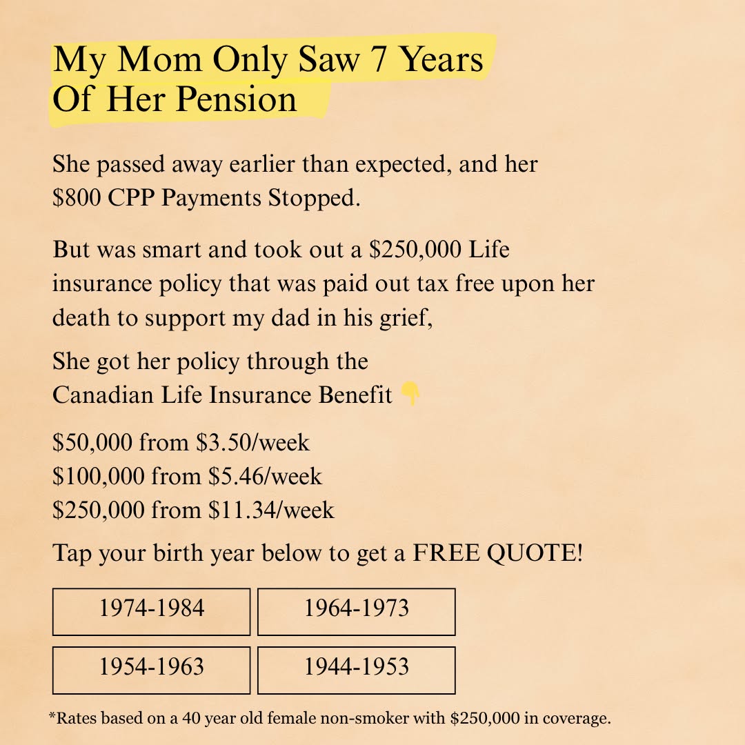Canadian Life Rates Facebook ad