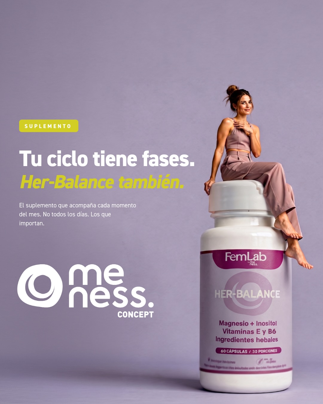 Meness Concept Facebook ad: Tu ciclo tiene fases.