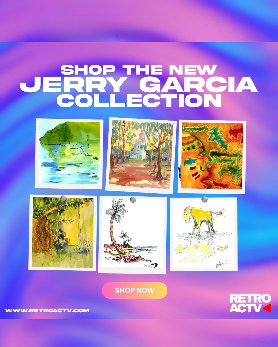 Retroactv Facebook ad: Art Prints & More!