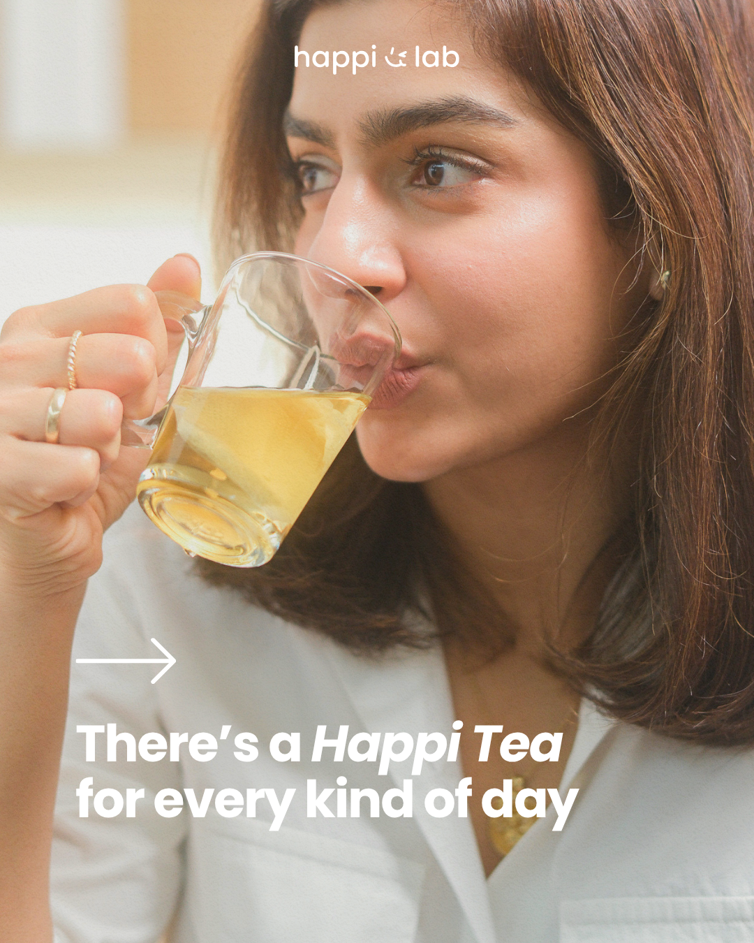Happi Lab Facebook ad: A daily cup can do more than you…
