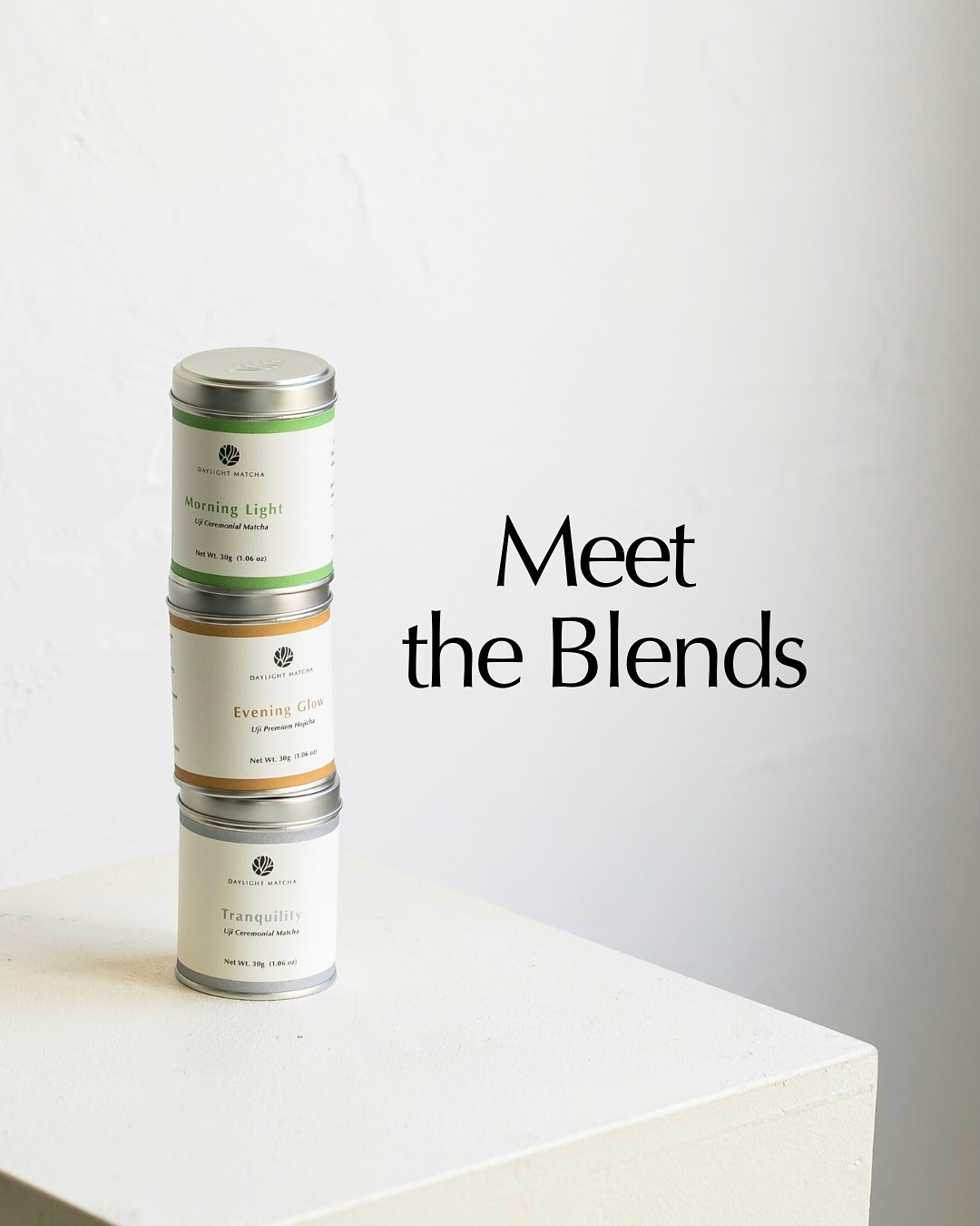 Daylight Matcha Facebook ad: Meet our blends, crafted in Uji, Kyoto for…
