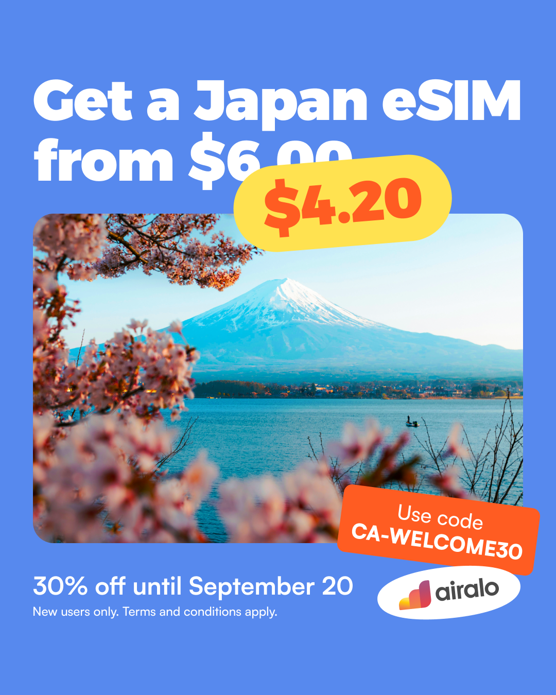 Airalo Global eSIM Store Facebook ad