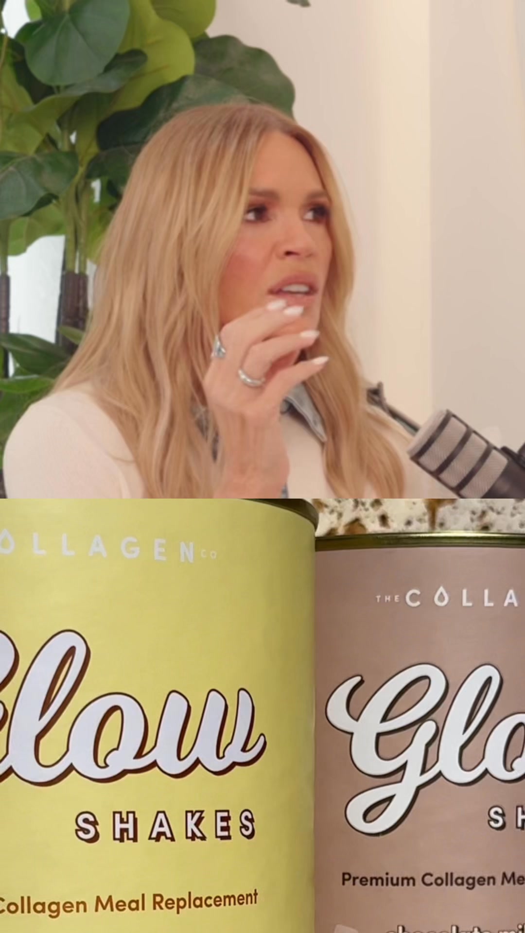 The Collagen Co. Facebook ad: Glow Shakes, nutrition on the go