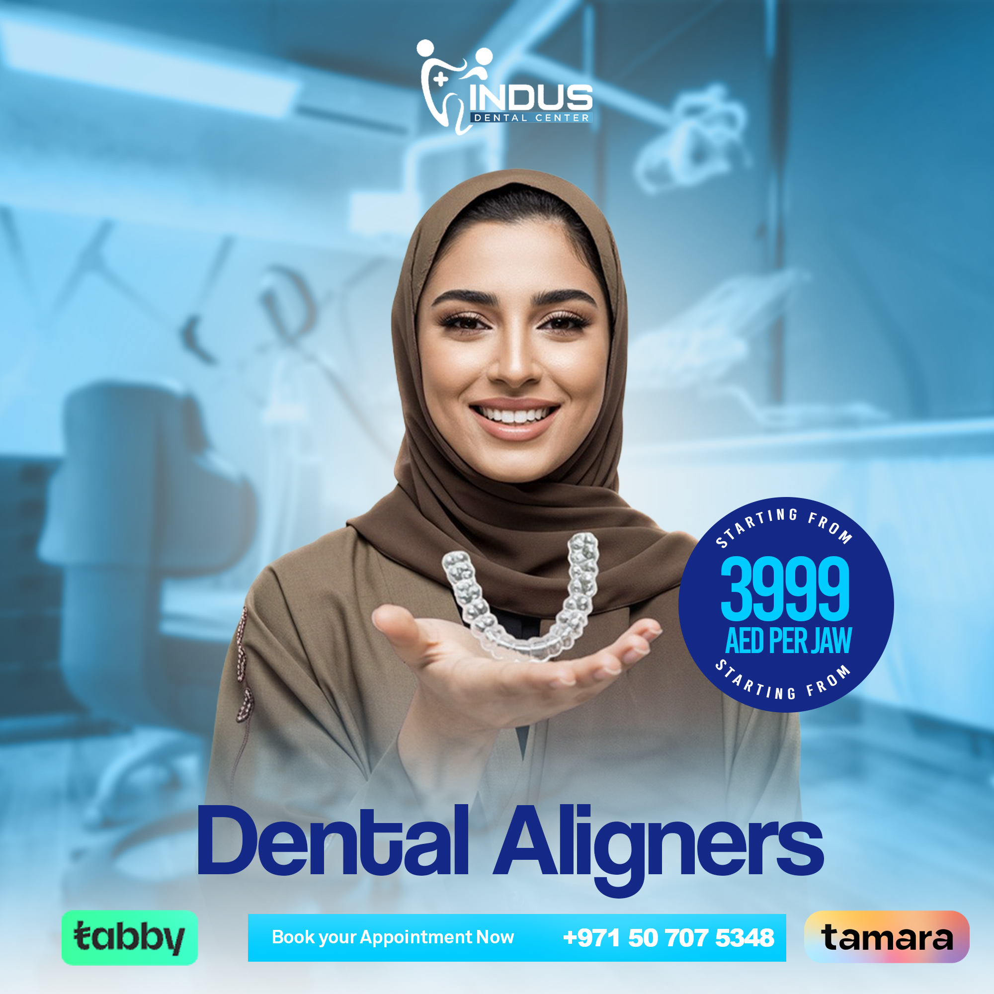 INDUS Dental Center Facebook ad