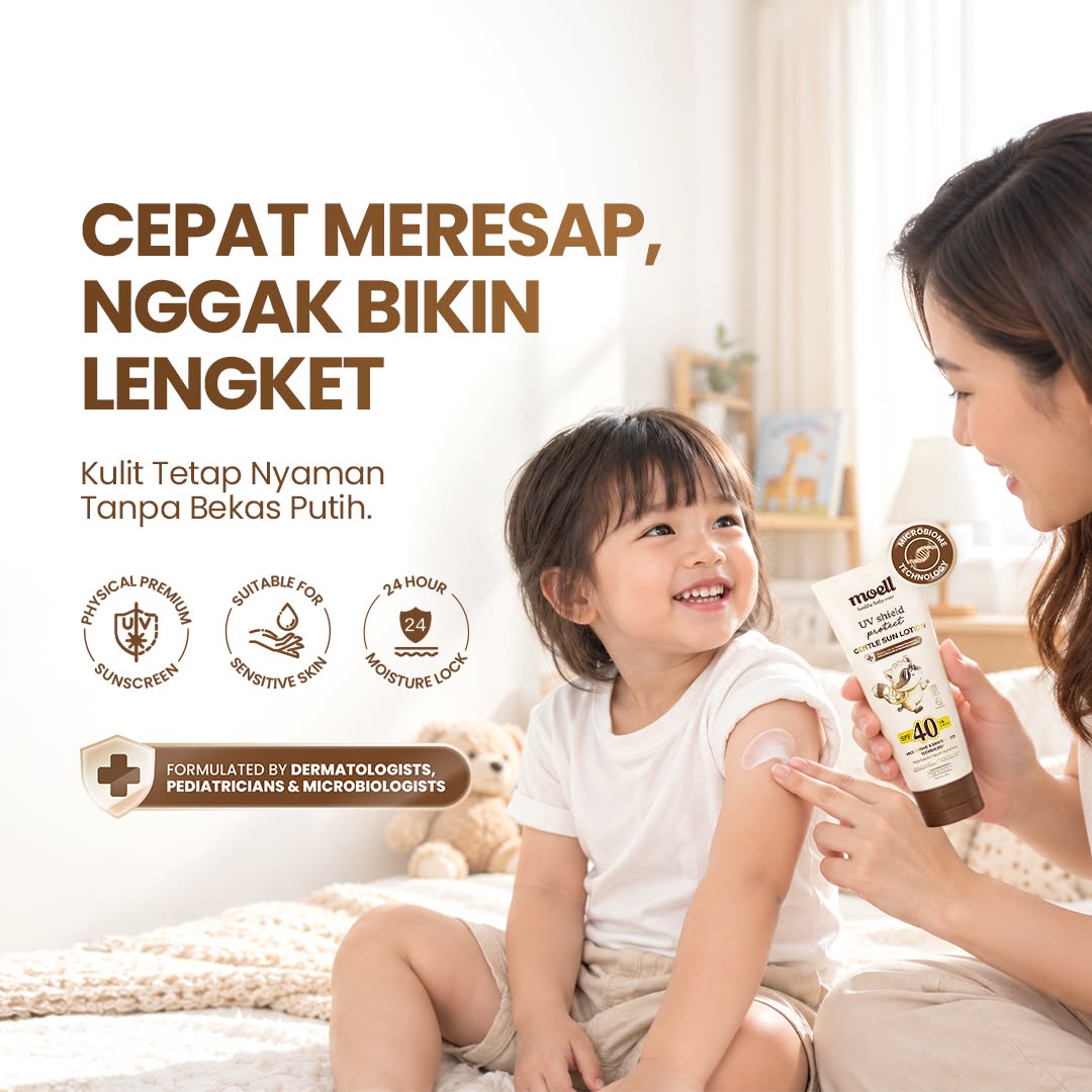 Moell for Sensitive Skin Facebook ad: Yuk checkout Moell sekarang!