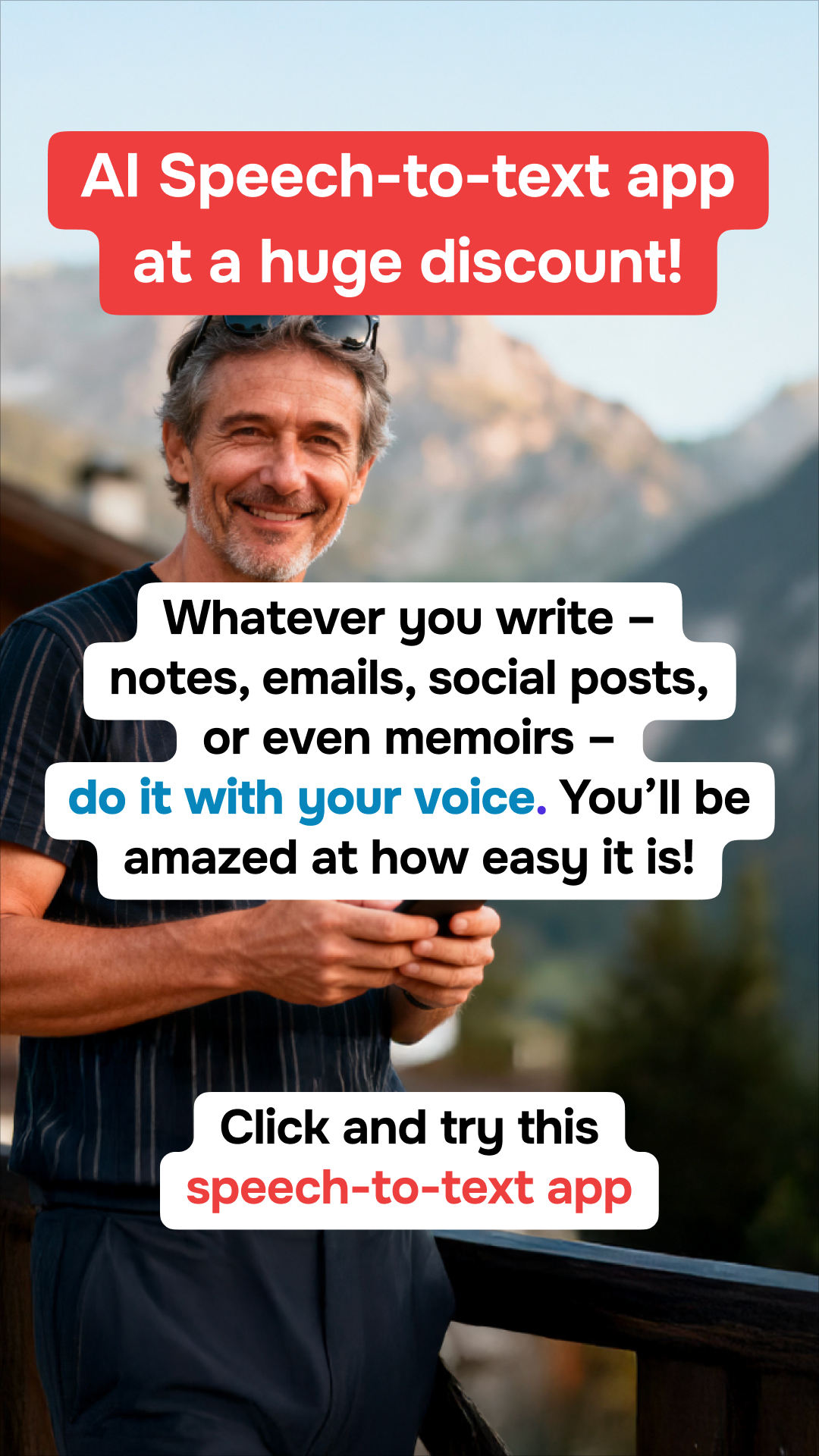 Letterly Facebook ad
