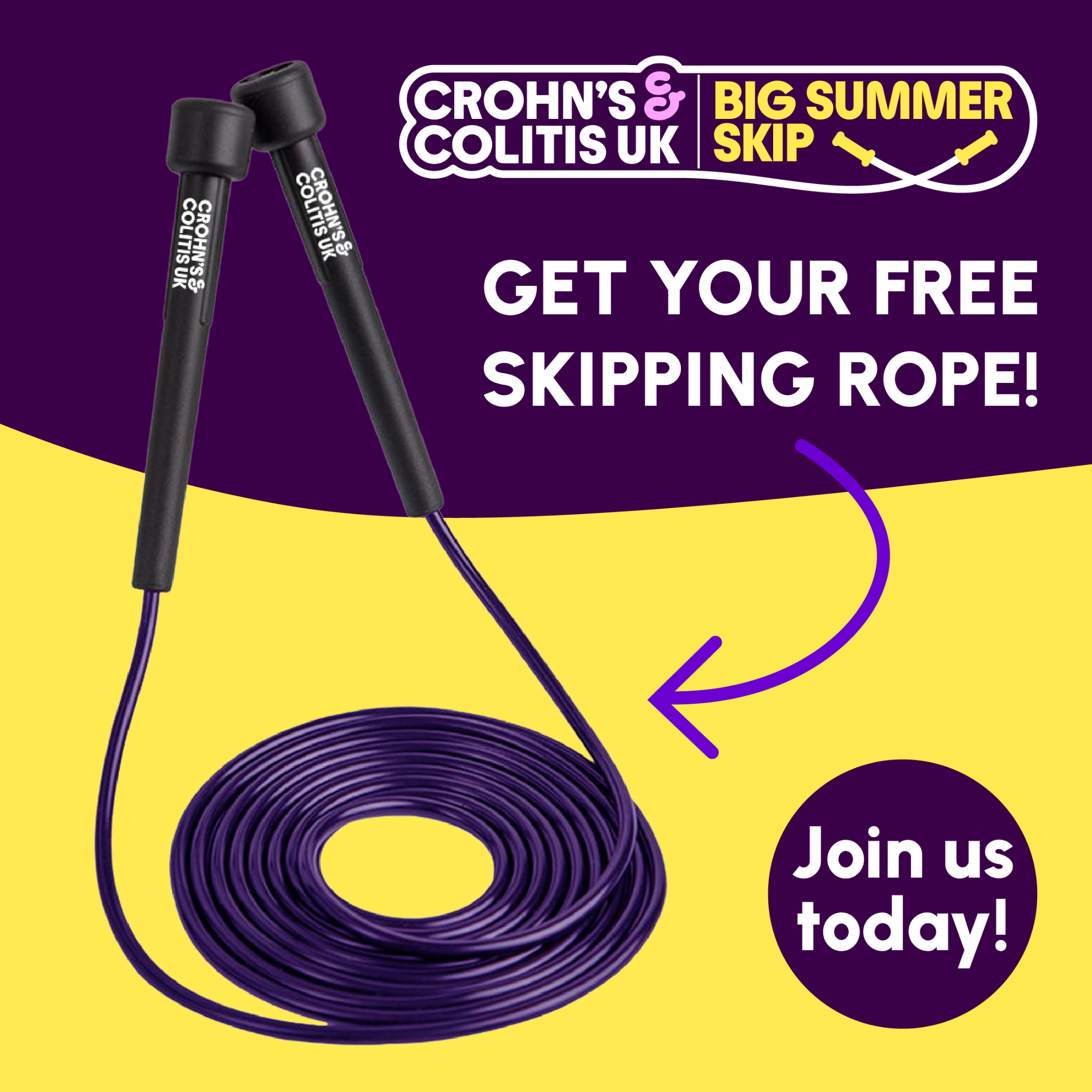 Crohn's & Colitis UK Facebook ad: Your Summer Challenge Awaits
