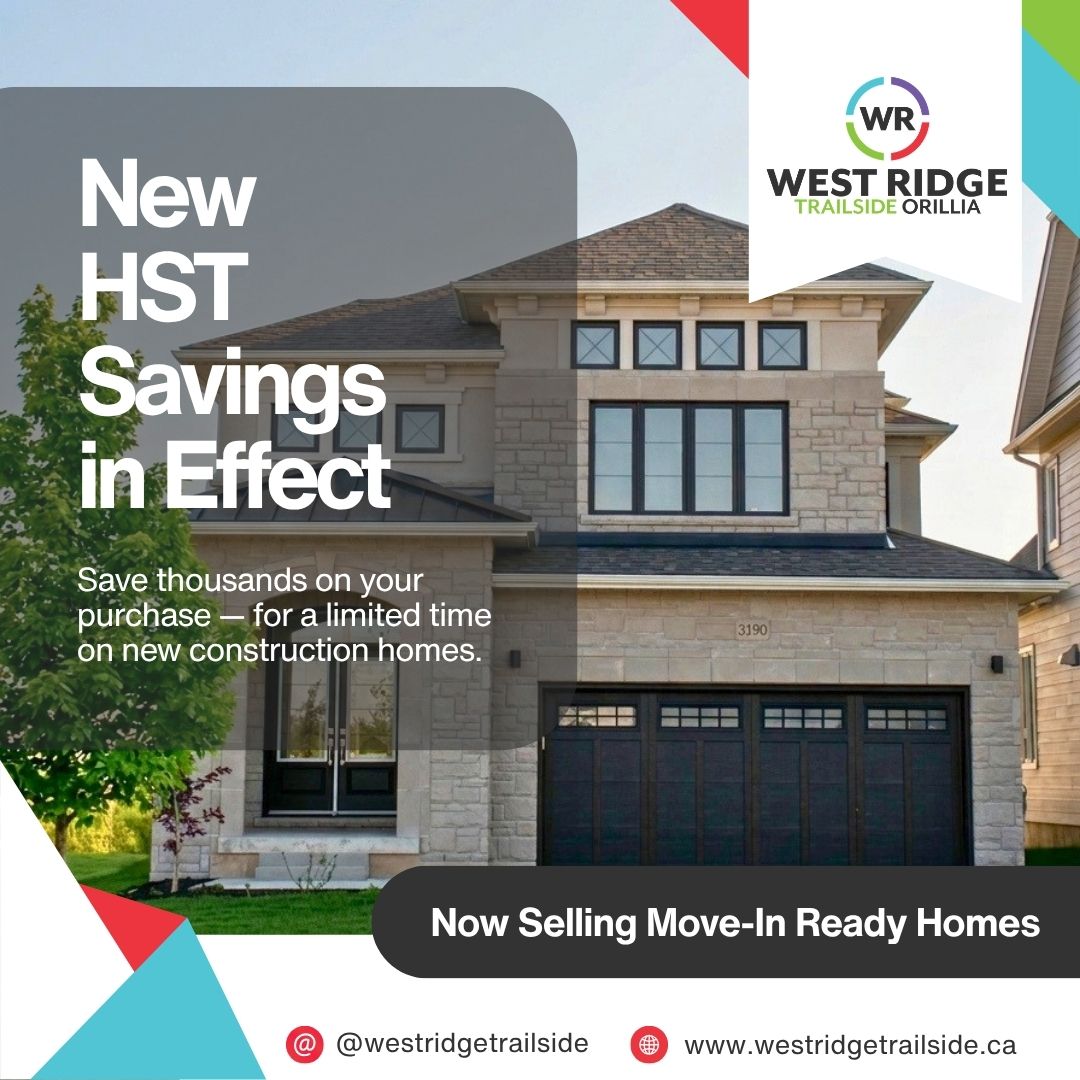 West Ridge Trailside Facebook ad: The full 13% HST savings are now in…