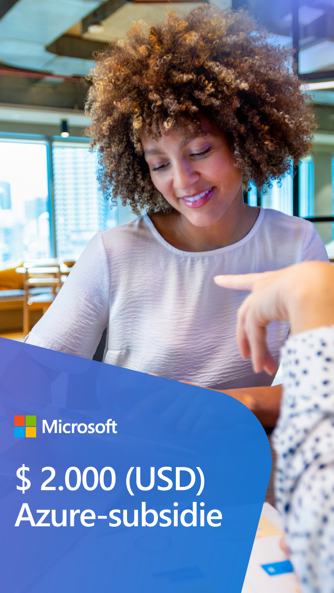 Microsoft for Nonprofits Facebook ad from Apr 1, 2026
