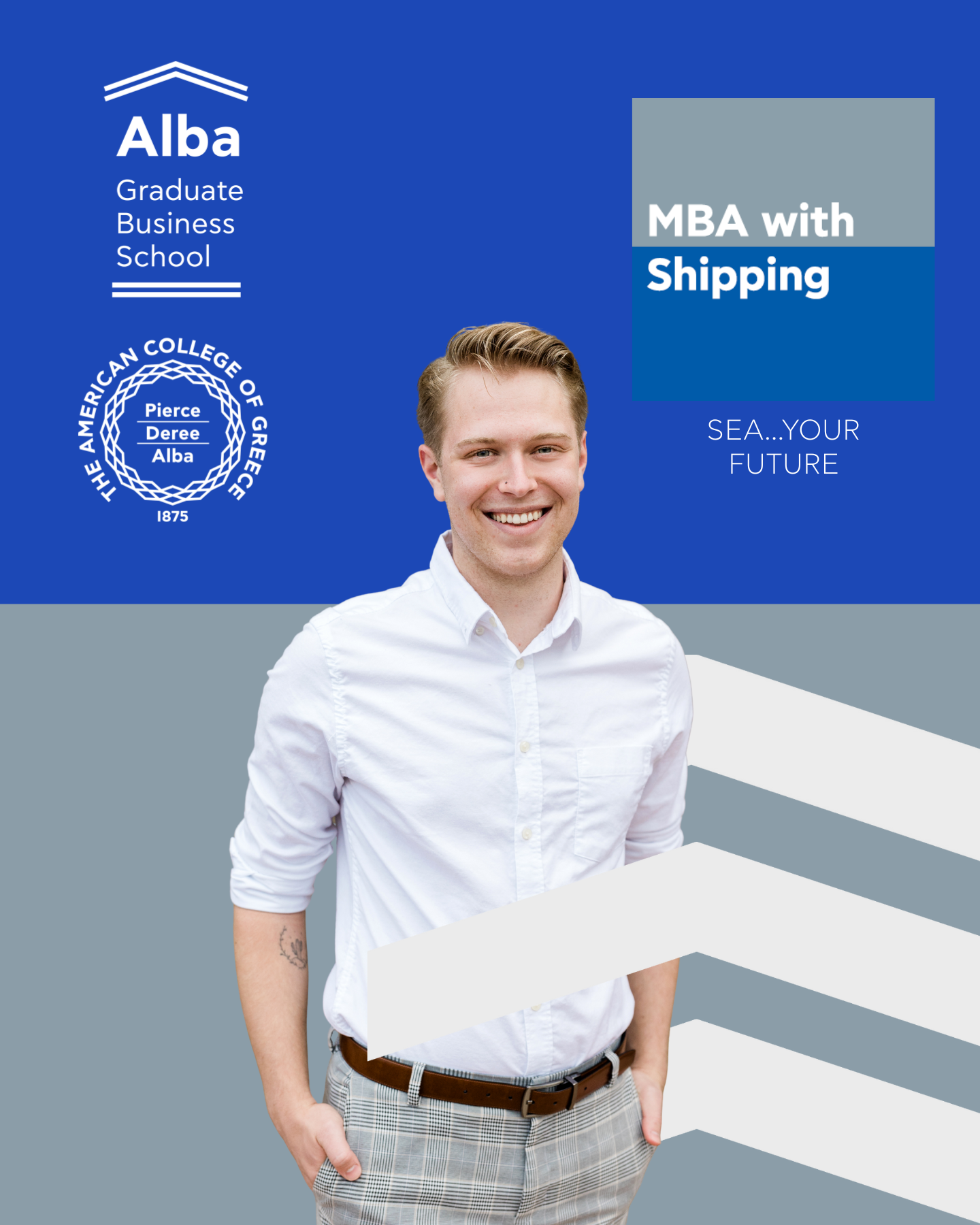 Alba Graduate Business School Facebook ad from May 20, 2026