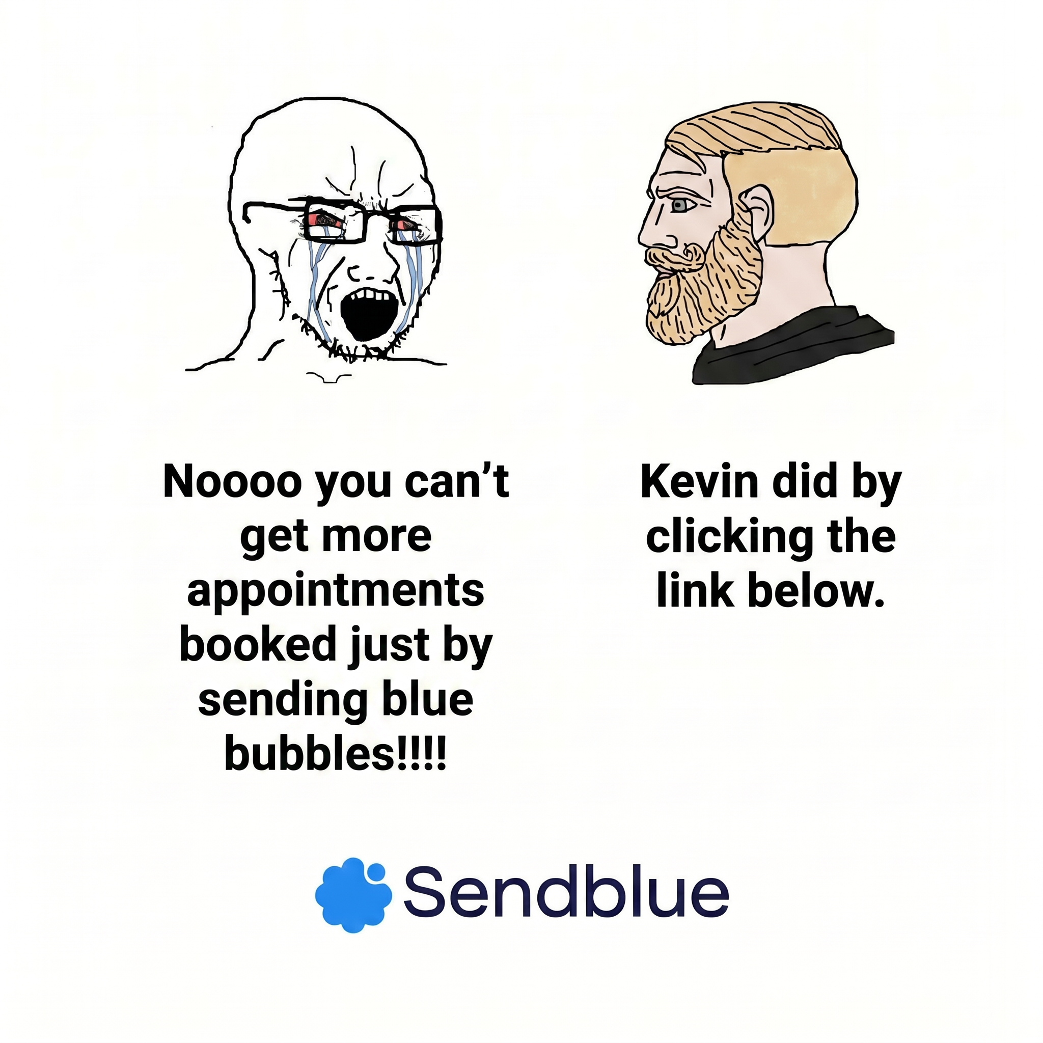 Sendblue Facebook ad