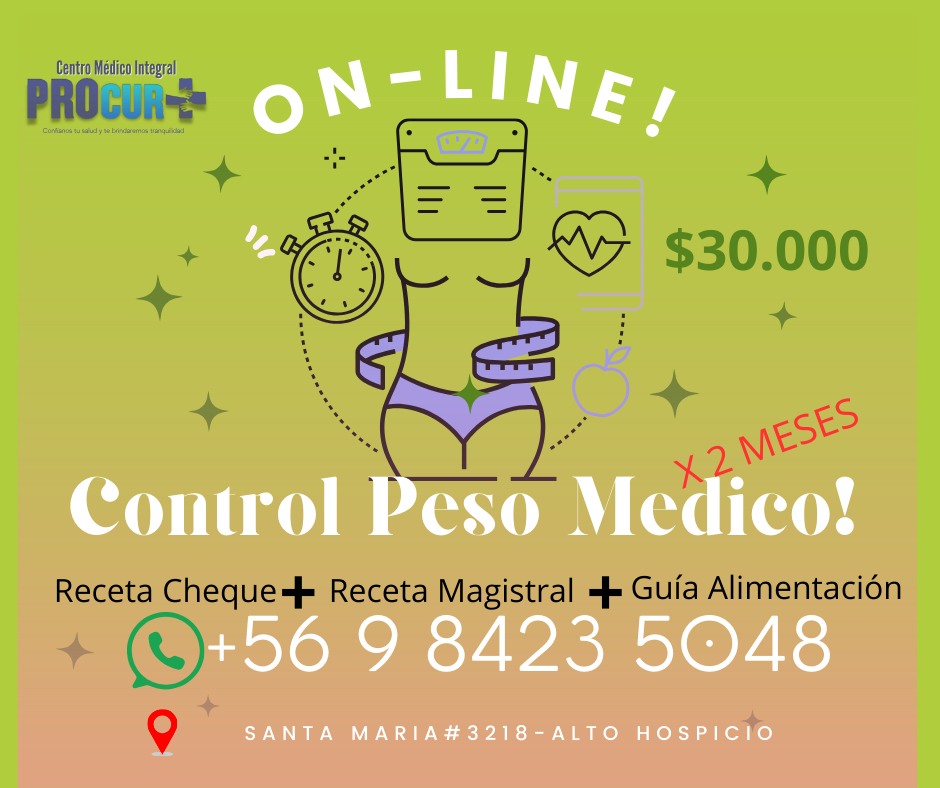 PROCUR Facebook ad: Control de Peso Médico On-Line