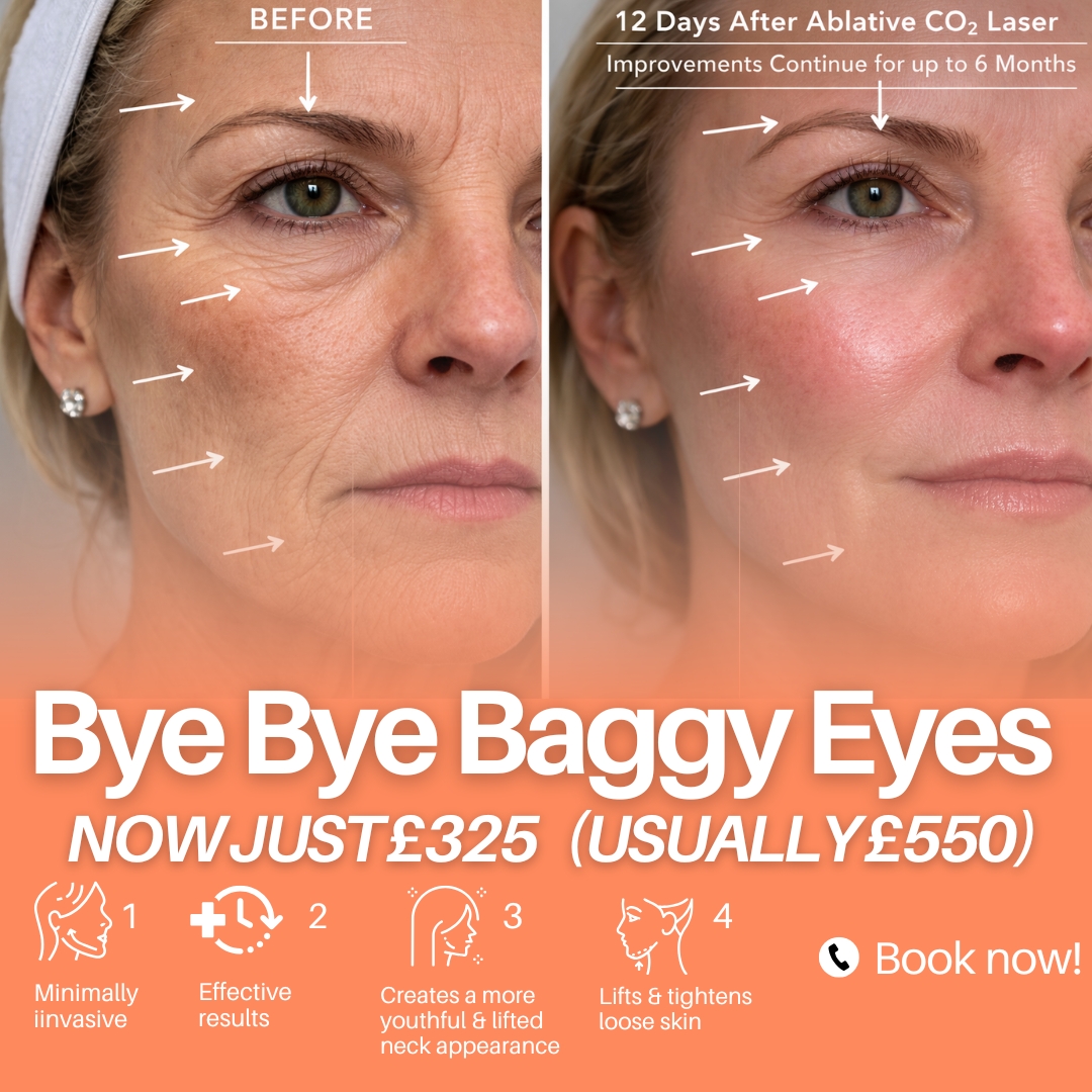 TM Aesthetics Facebook ad: London Skin Rejuvenation, Up To 50% Off CO2 Laser at TM…