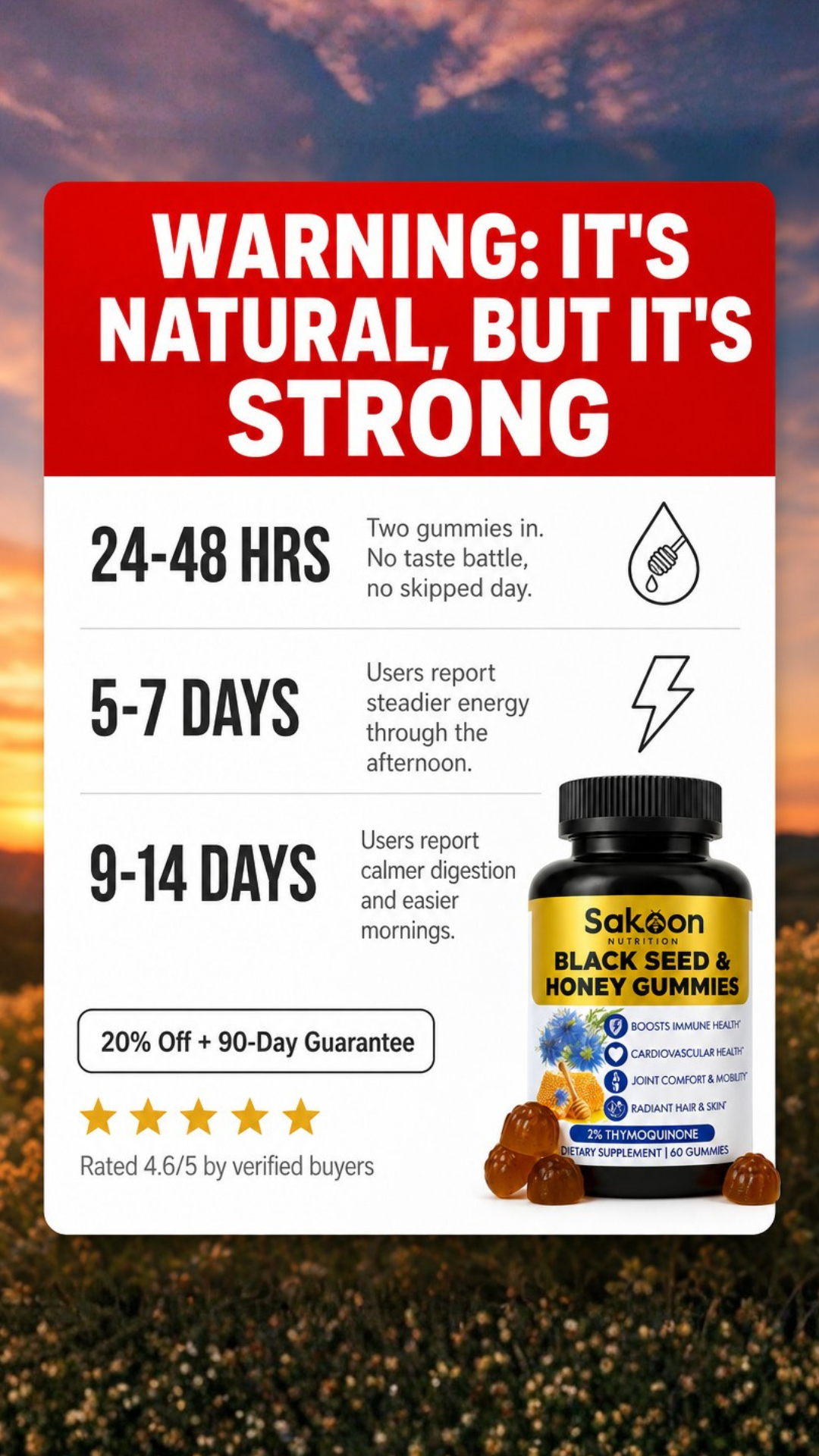 Sakoonnutrition Facebook ad