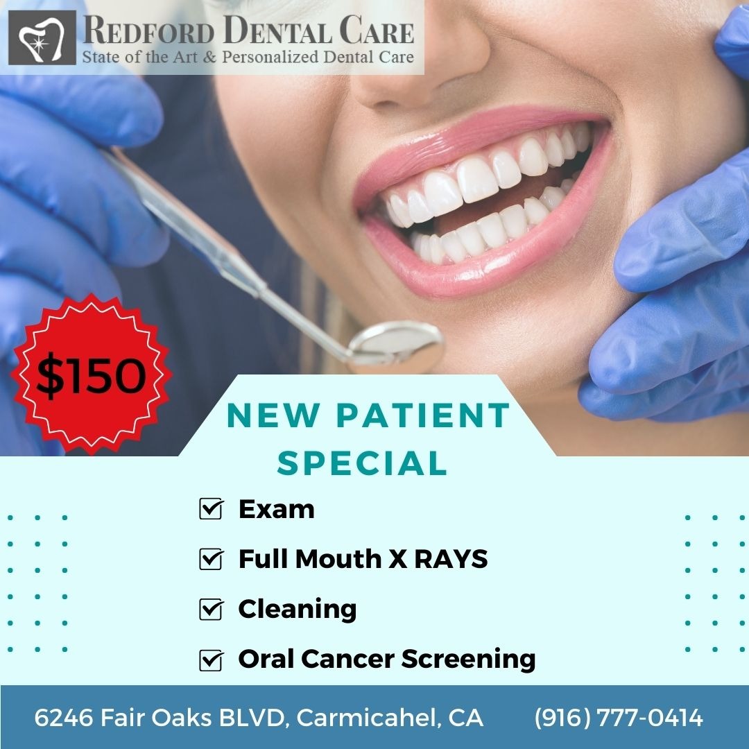 Redford Dental Care Cosmetic and IV Sedation Dentistry Facebook ad: Dentist in Carmichael