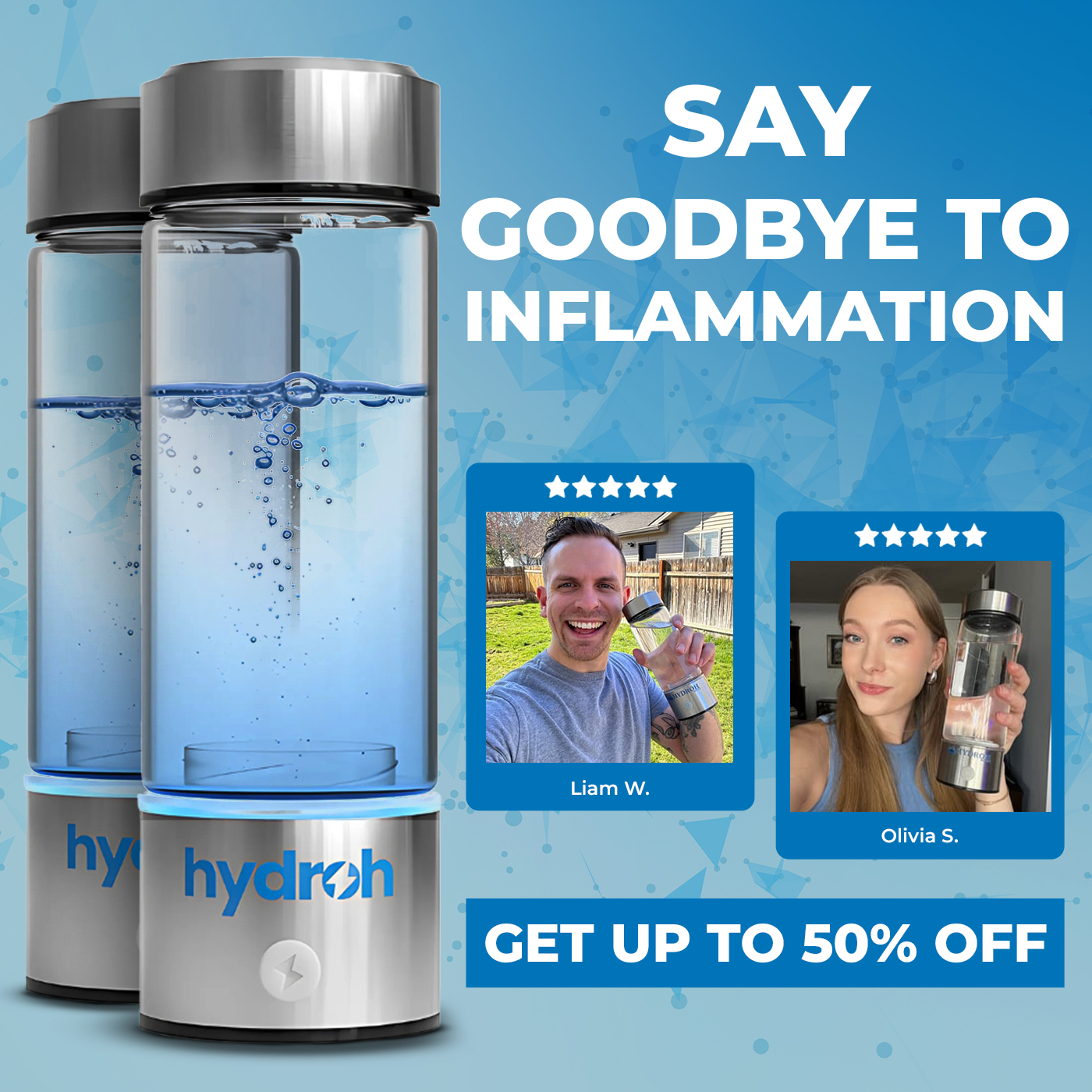 Hydroh Facebook ad
