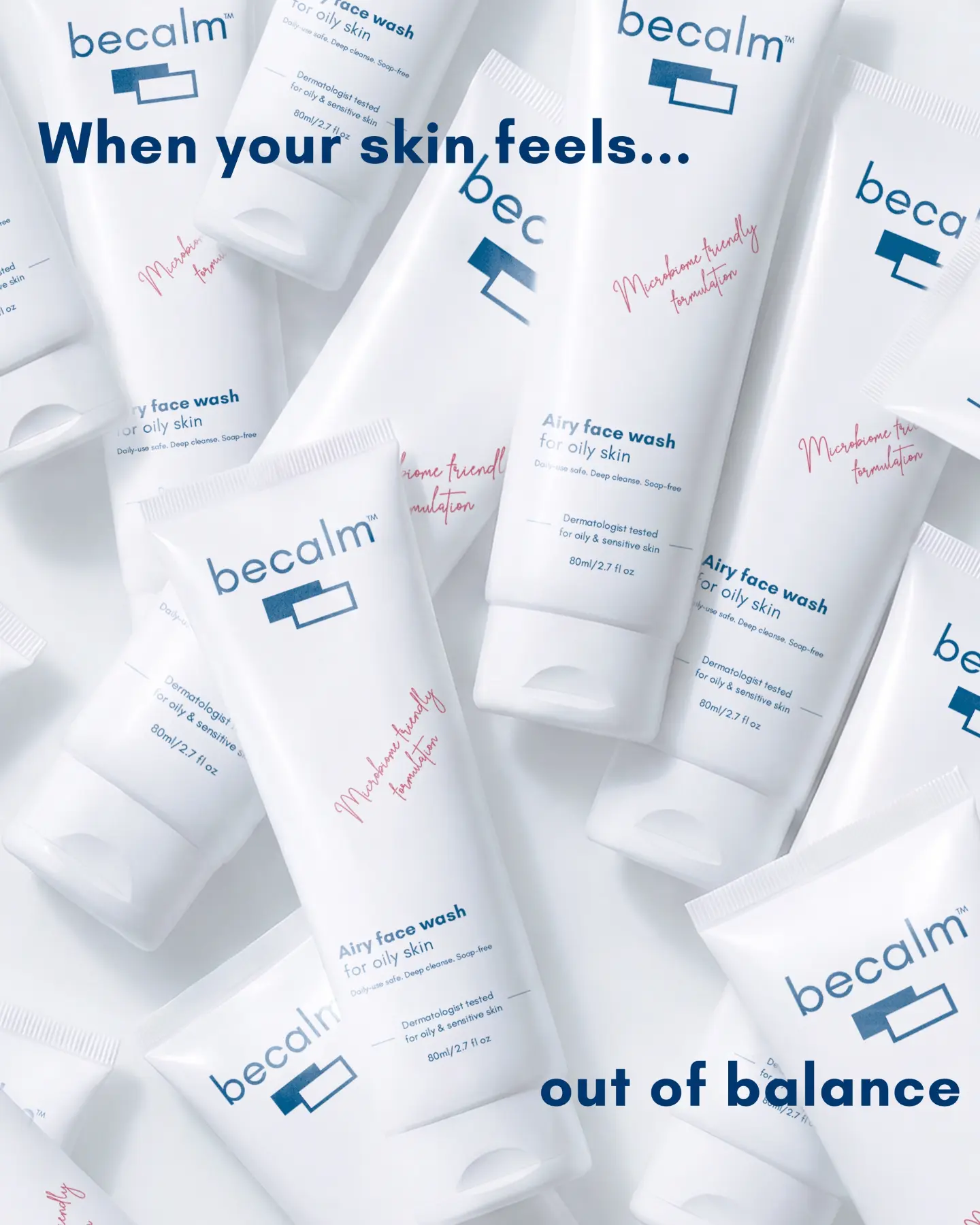 Becalm Facebook ad