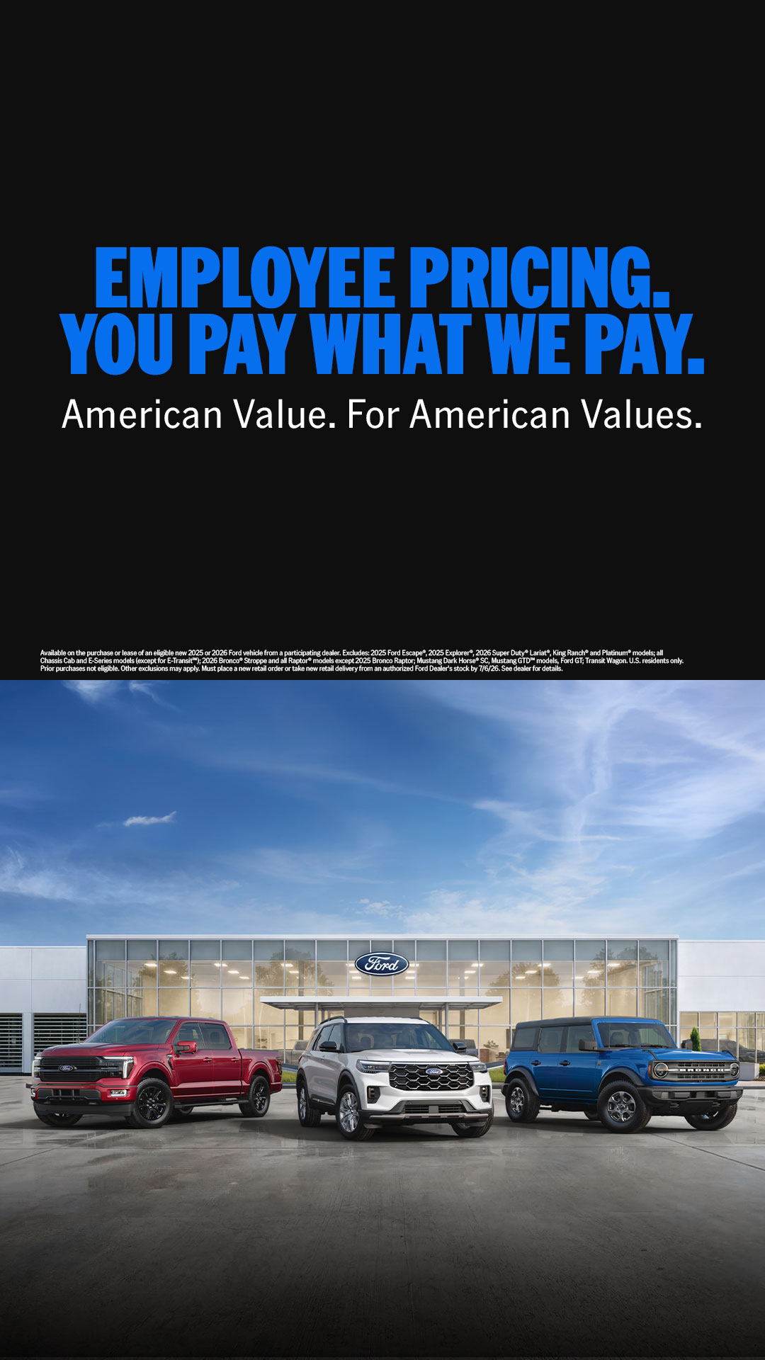 Carolina Ford Dealers Facebook ad from May 26, 2026