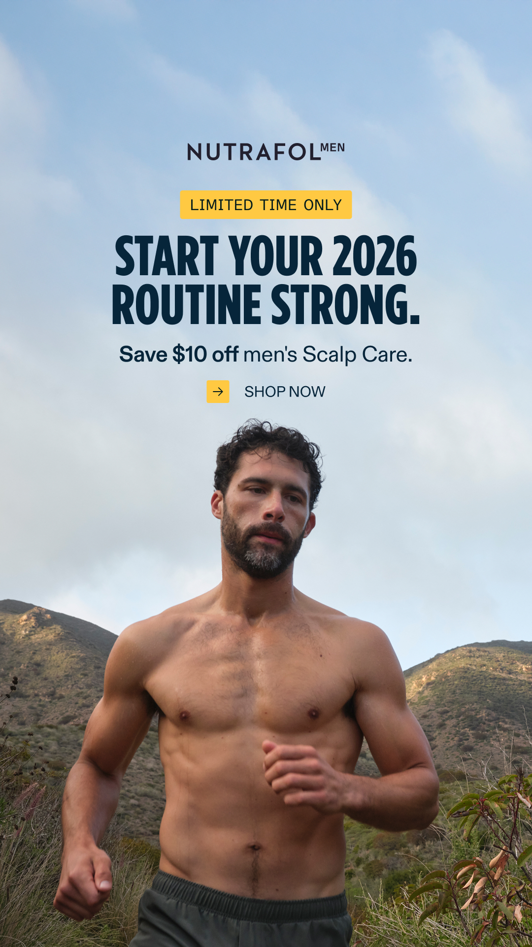 Nutrafol Men Facebook ad