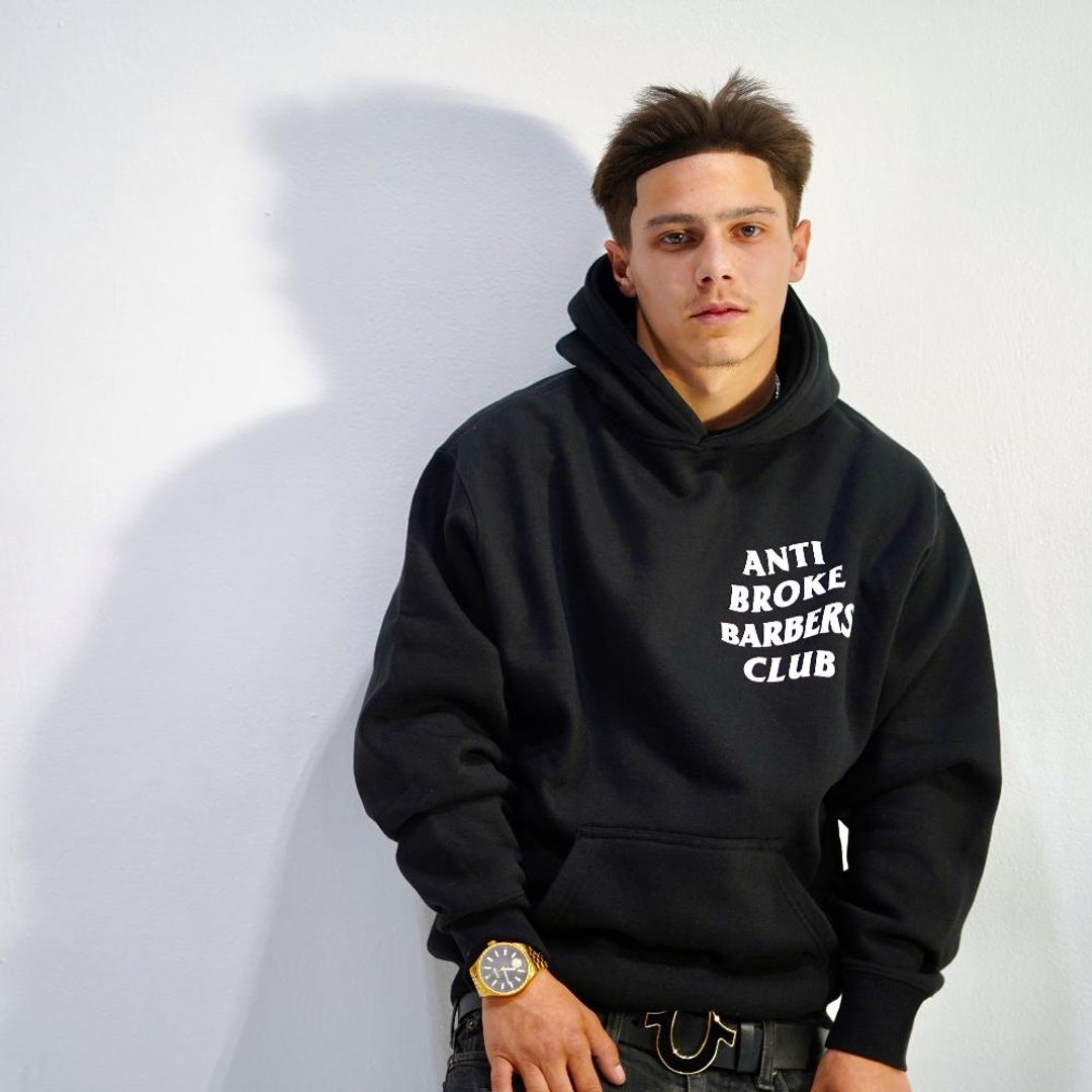 Antibrokebarbersclub Facebook ad: In the Barbershop or in the Streets, we…