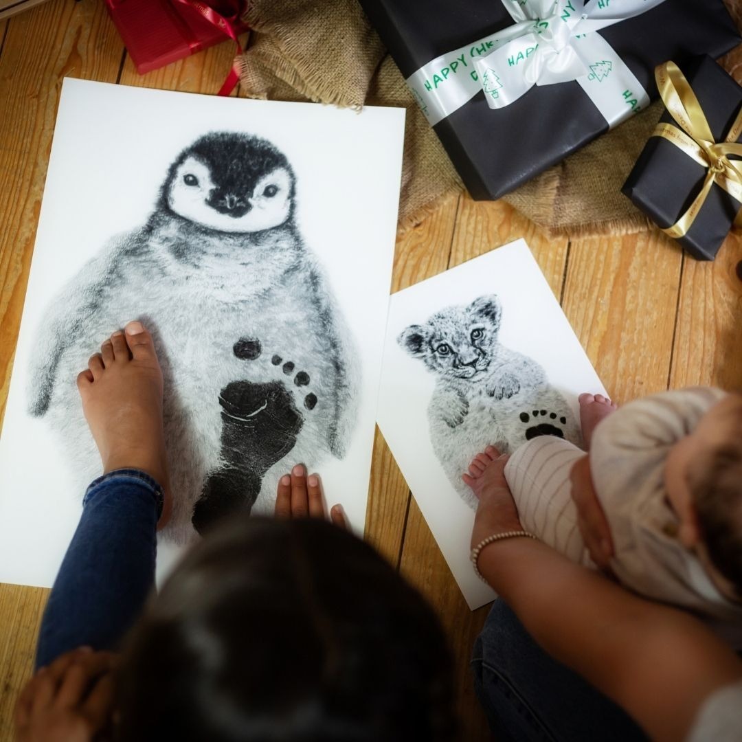 Lucy Coggle Designs Facebook ad: Baby Footprint Kit
