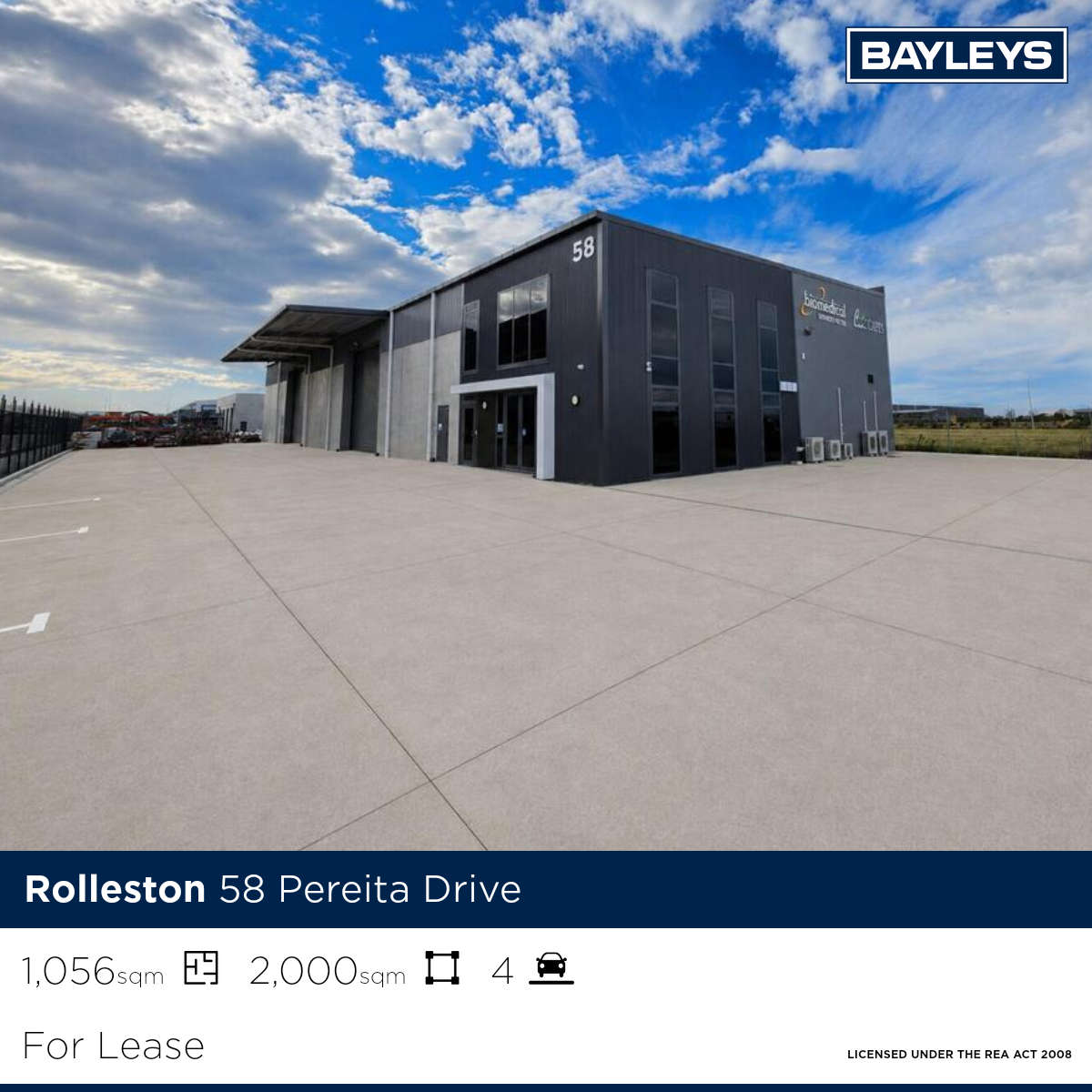 Bayleys Canterbury Commercial Facebook ad: High Spec Industrial - Exceptionally Presented