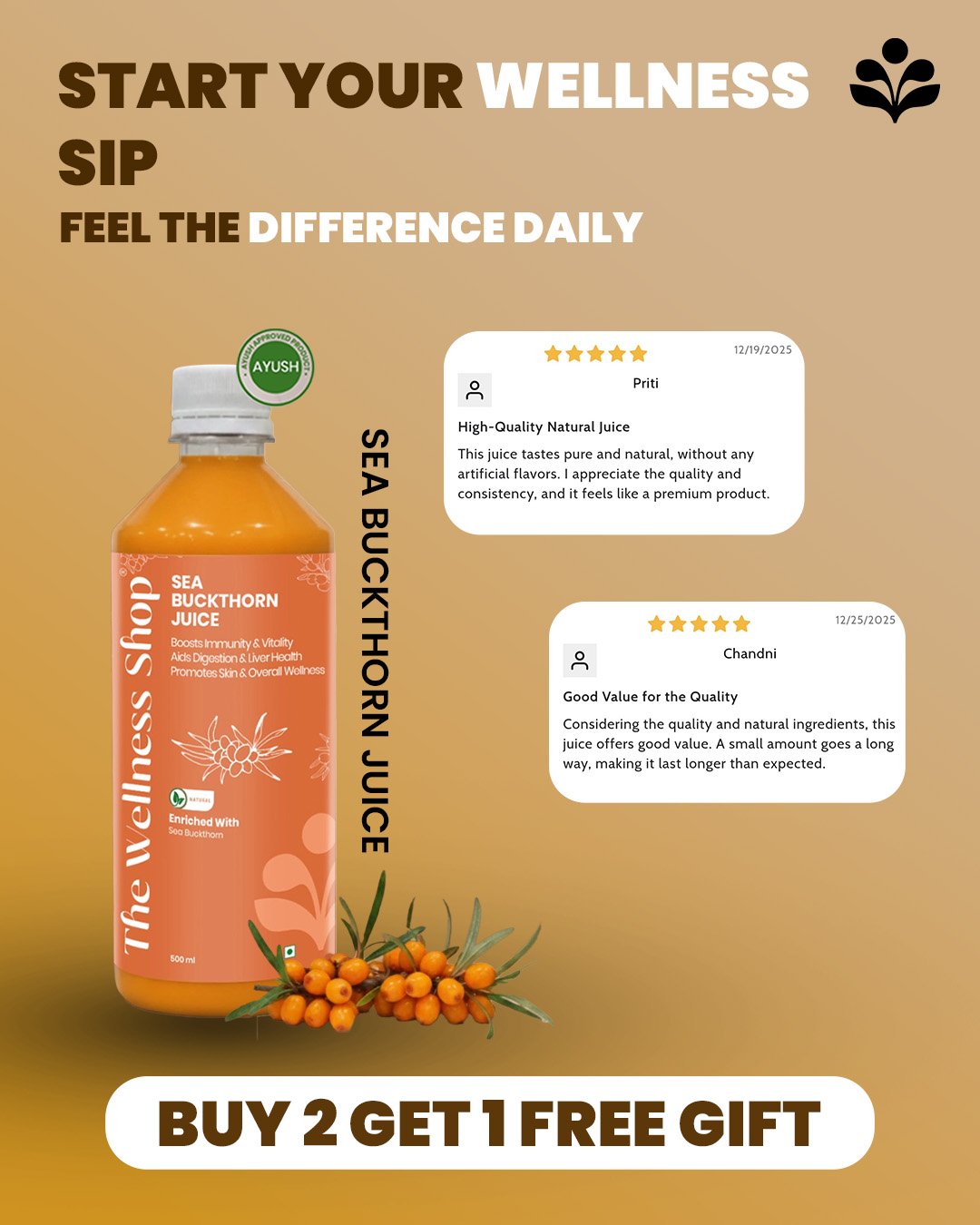 The Wellness Shop India Facebook ad