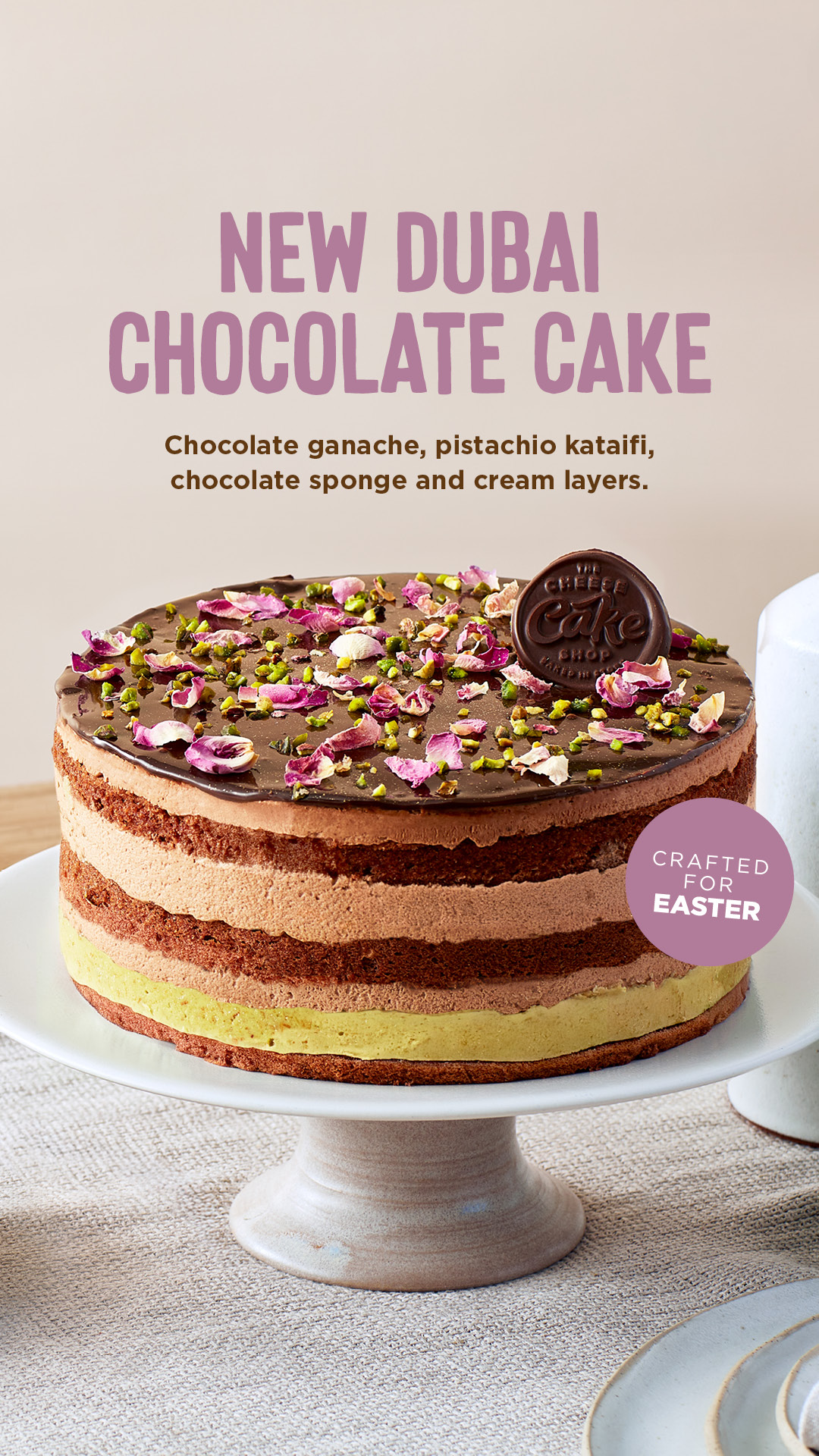 The Cheesecake Shop Facebook ad from Mar 22, 2026