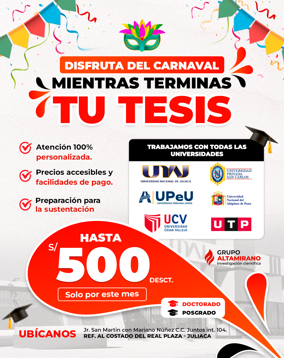 Grupo Altamirano Facebook ad