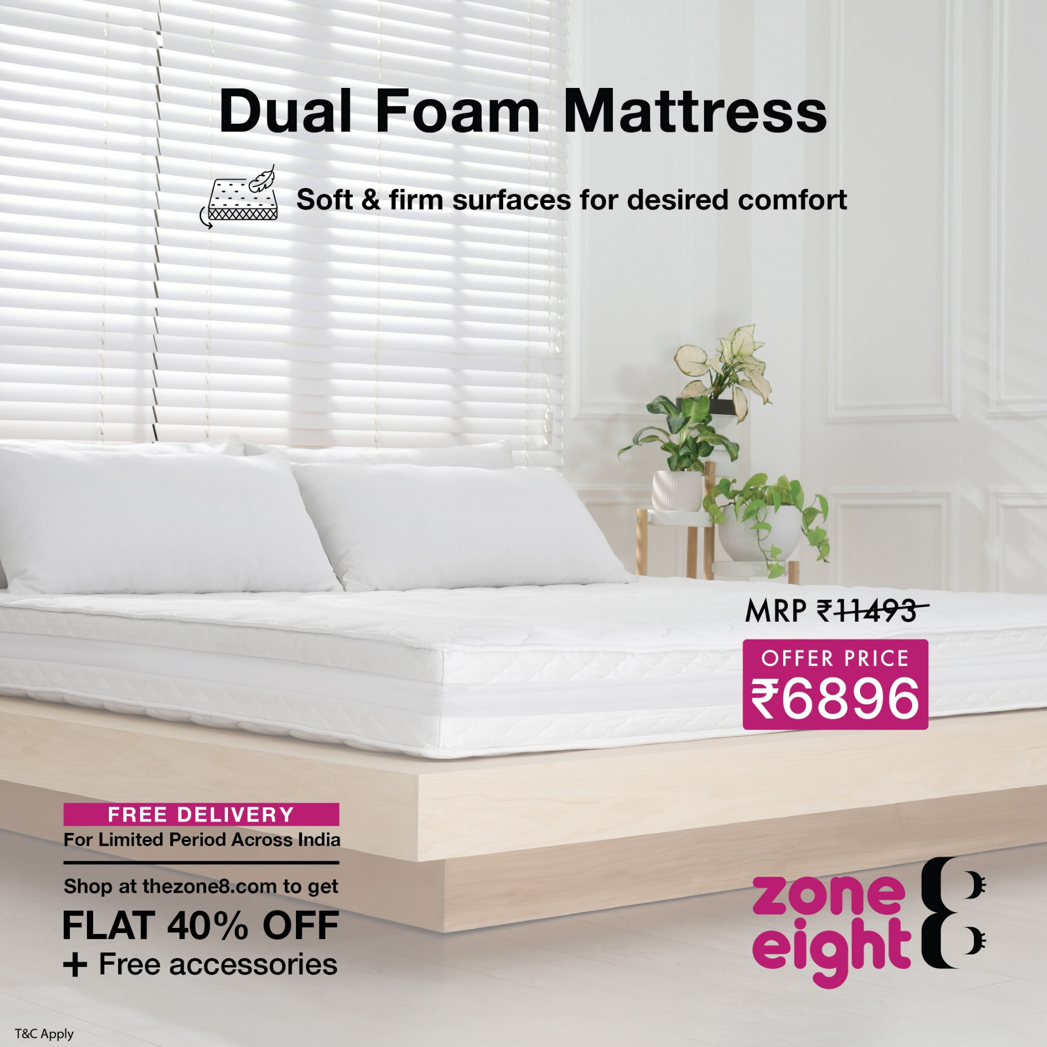 Zone8 Mattress Facebook ad