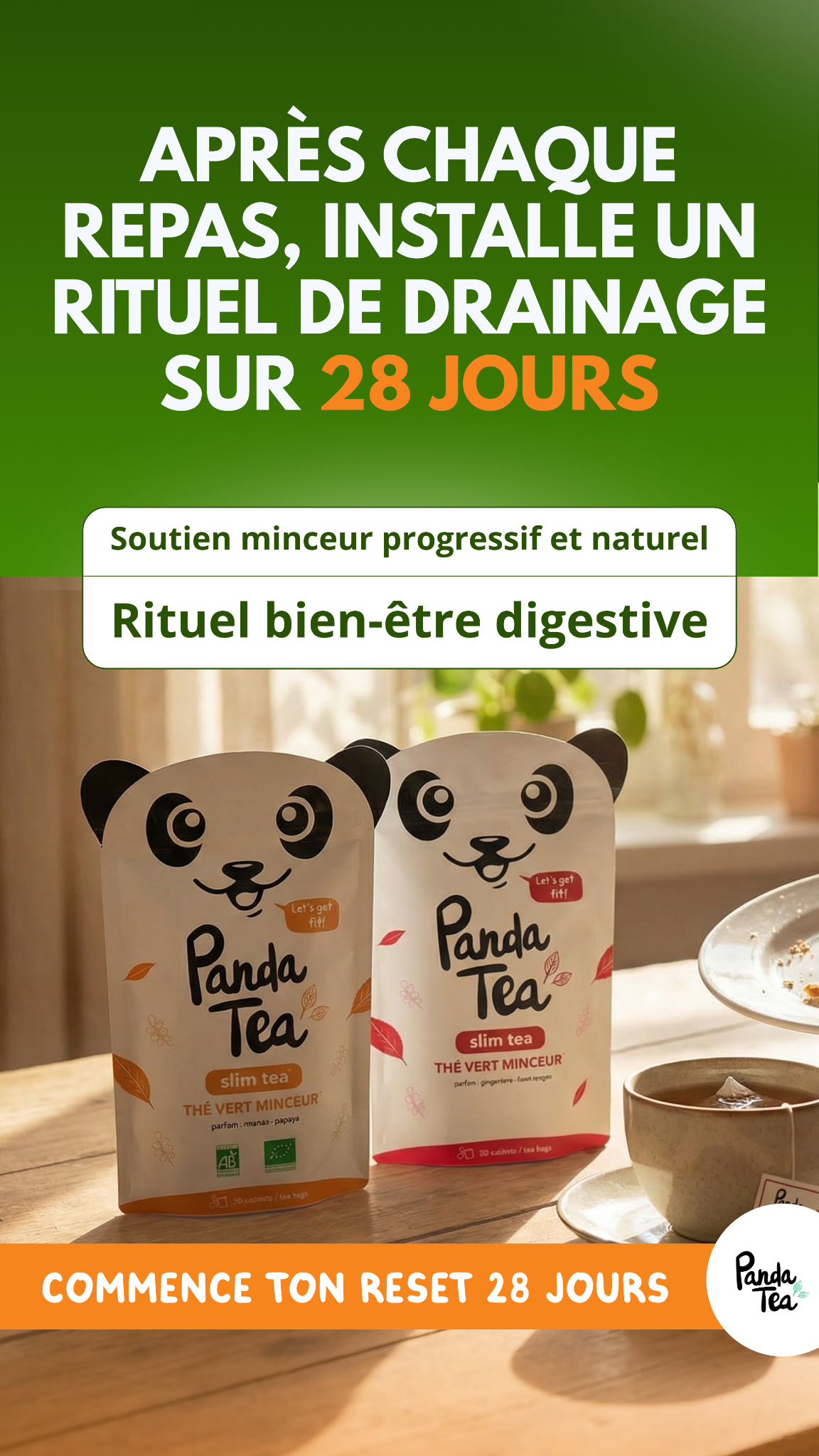 Panda Tea Facebook ad