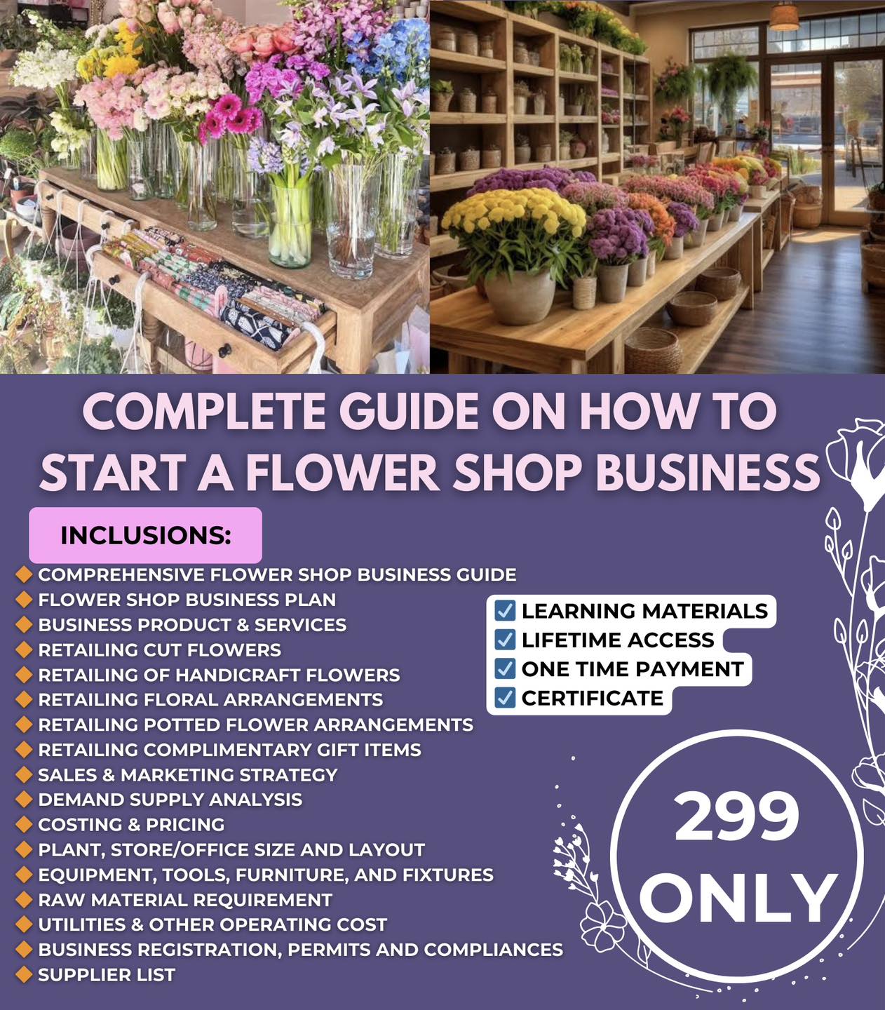 Inspire Flower Shop PH Facebook ad
