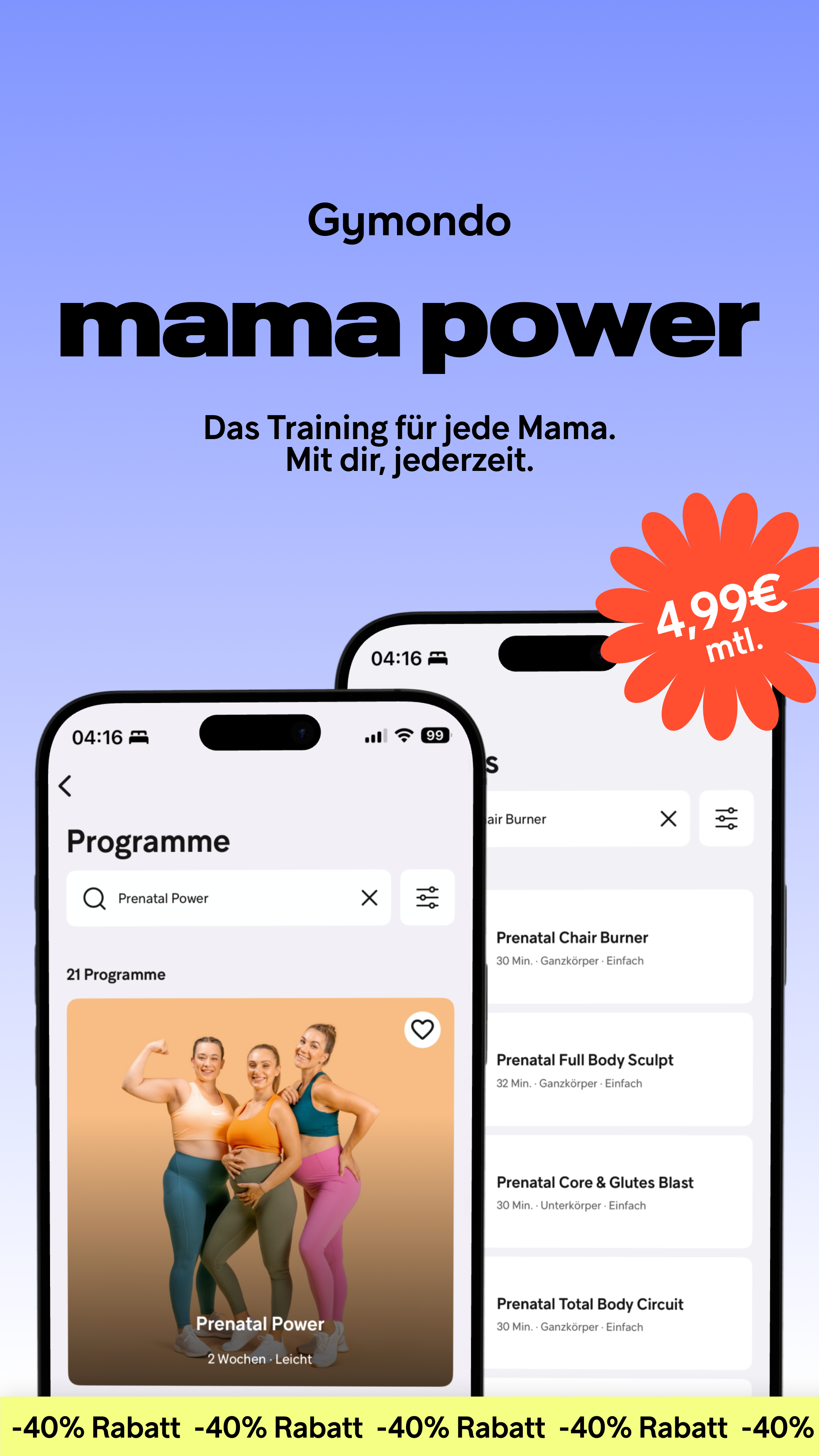 Gymondo Facebook ad