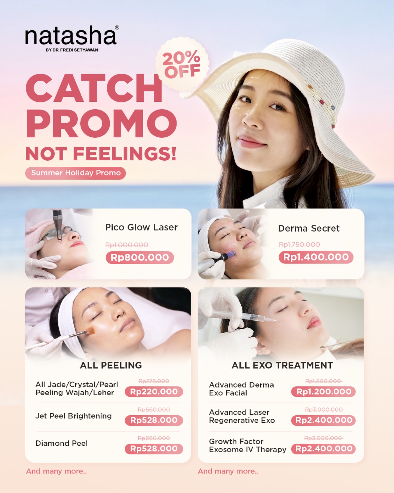 Natasha Skin Clinic Center Facebook ad