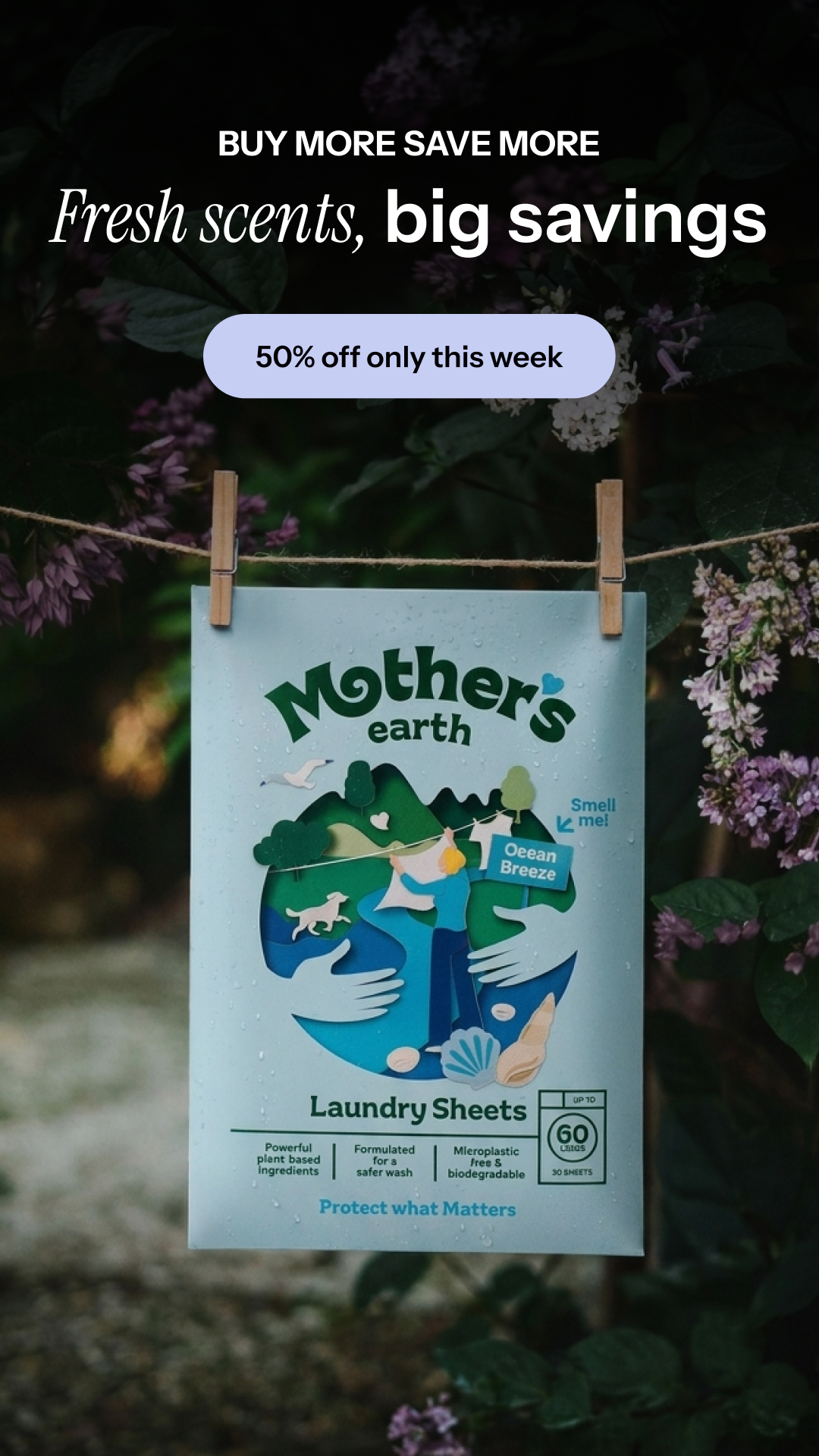 Mothers Earth Facebook ad