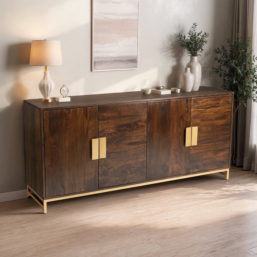 Duracrafts Furniture Facebook ad: Never buy another buffet again.Cheap particleboard…