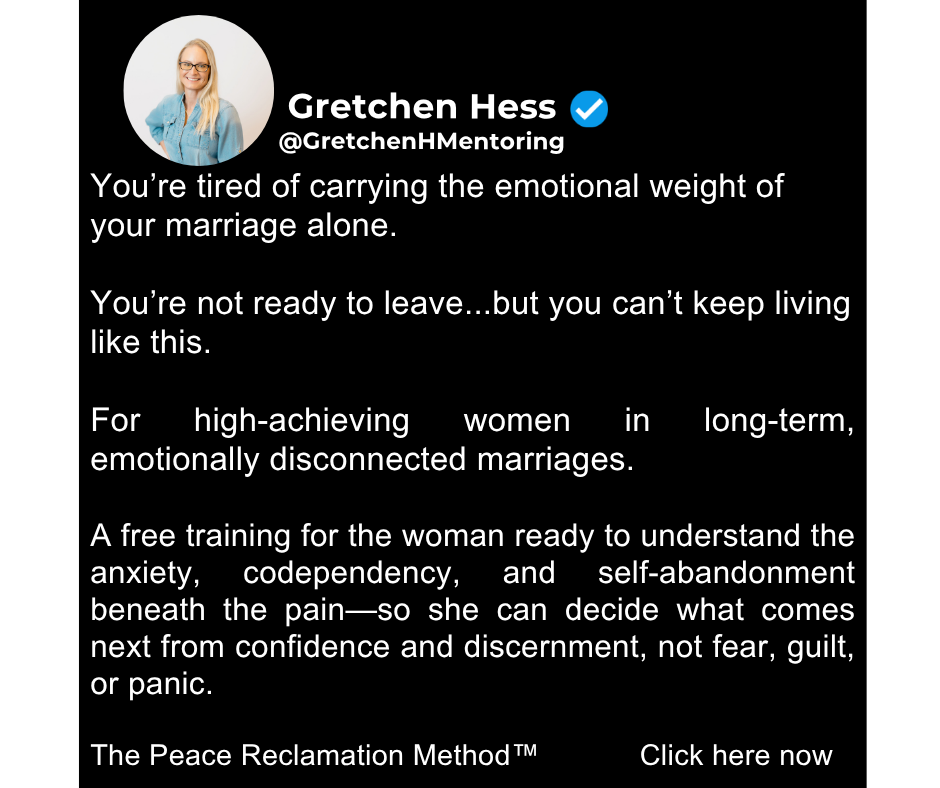 The High Functioning Anxiety Solution Facebook ad: You are not ready to leave. But you are no longer willing…