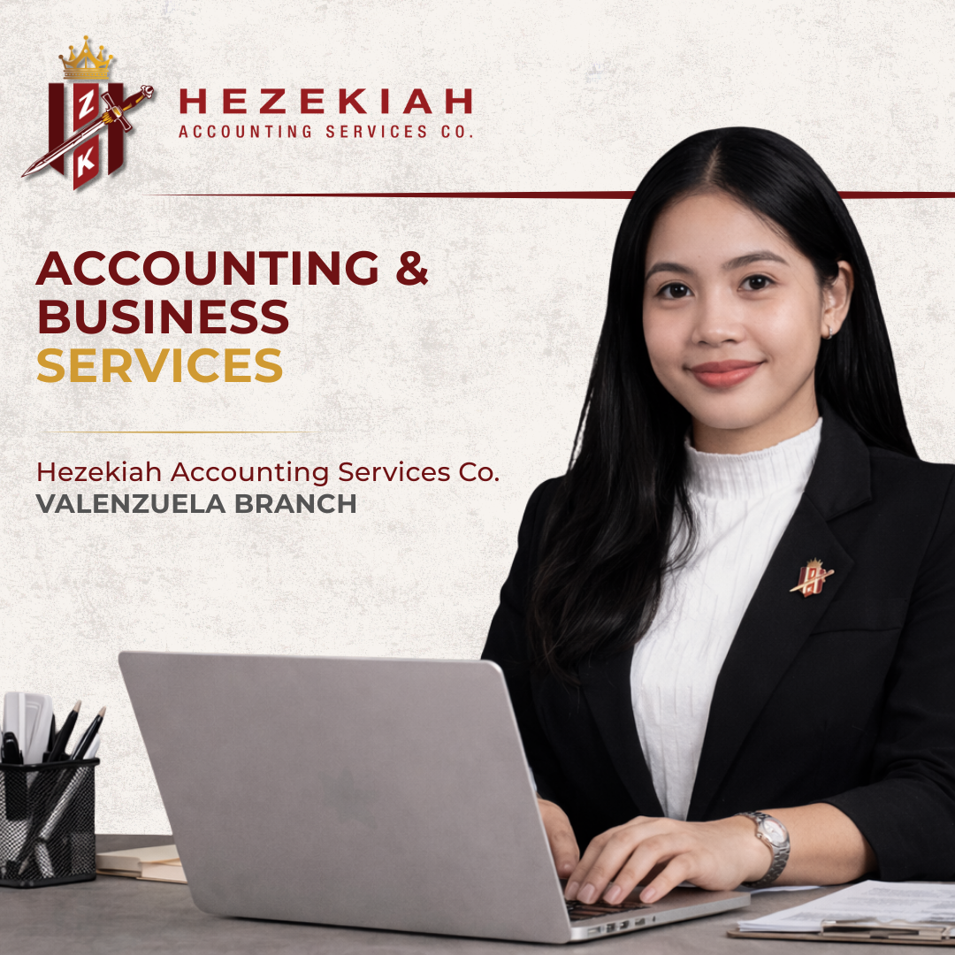 Hezekiah Accounting Services Co. - Valenzuela Branch Facebook ad