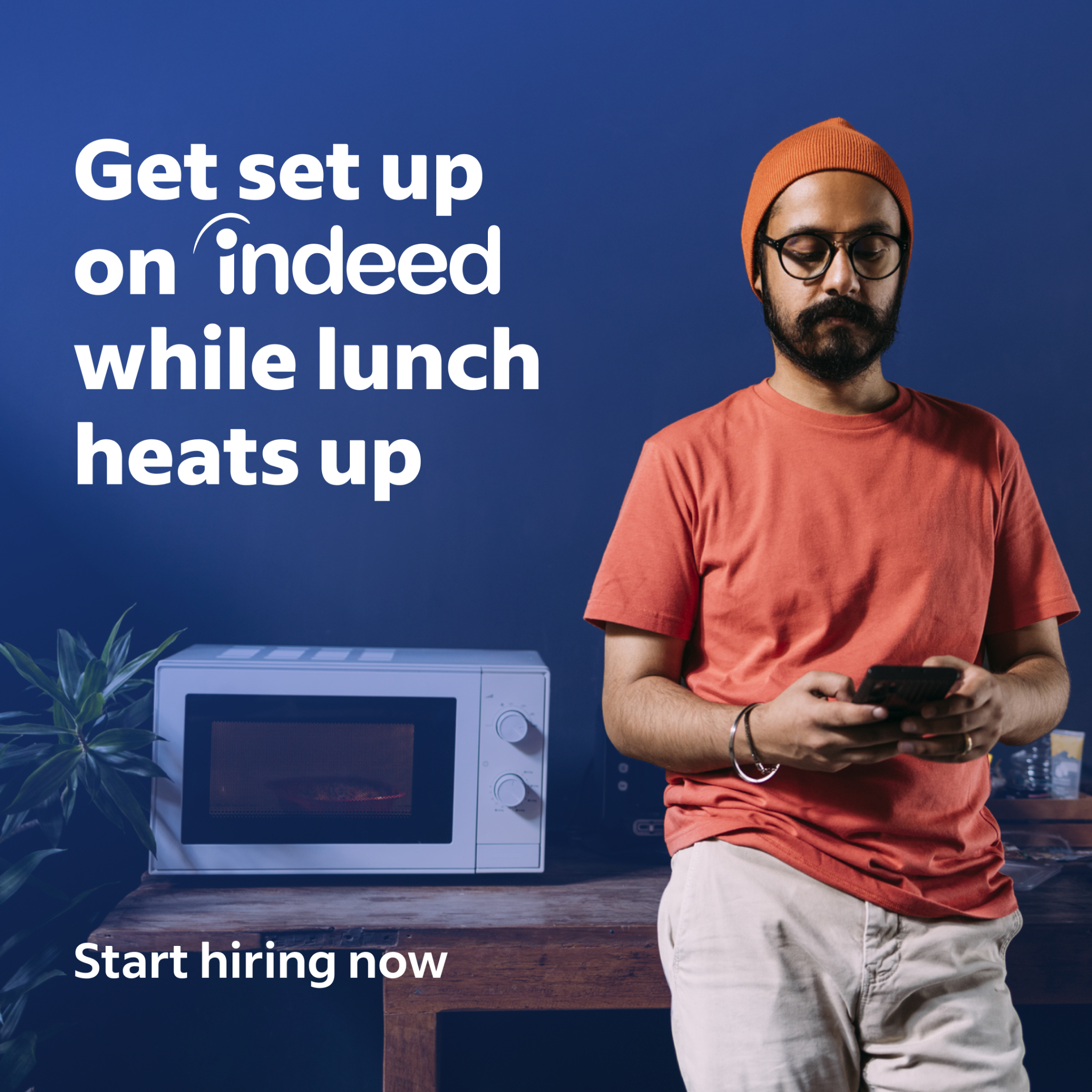 Indeed for Business Facebook ad: Attract Candidates Faster