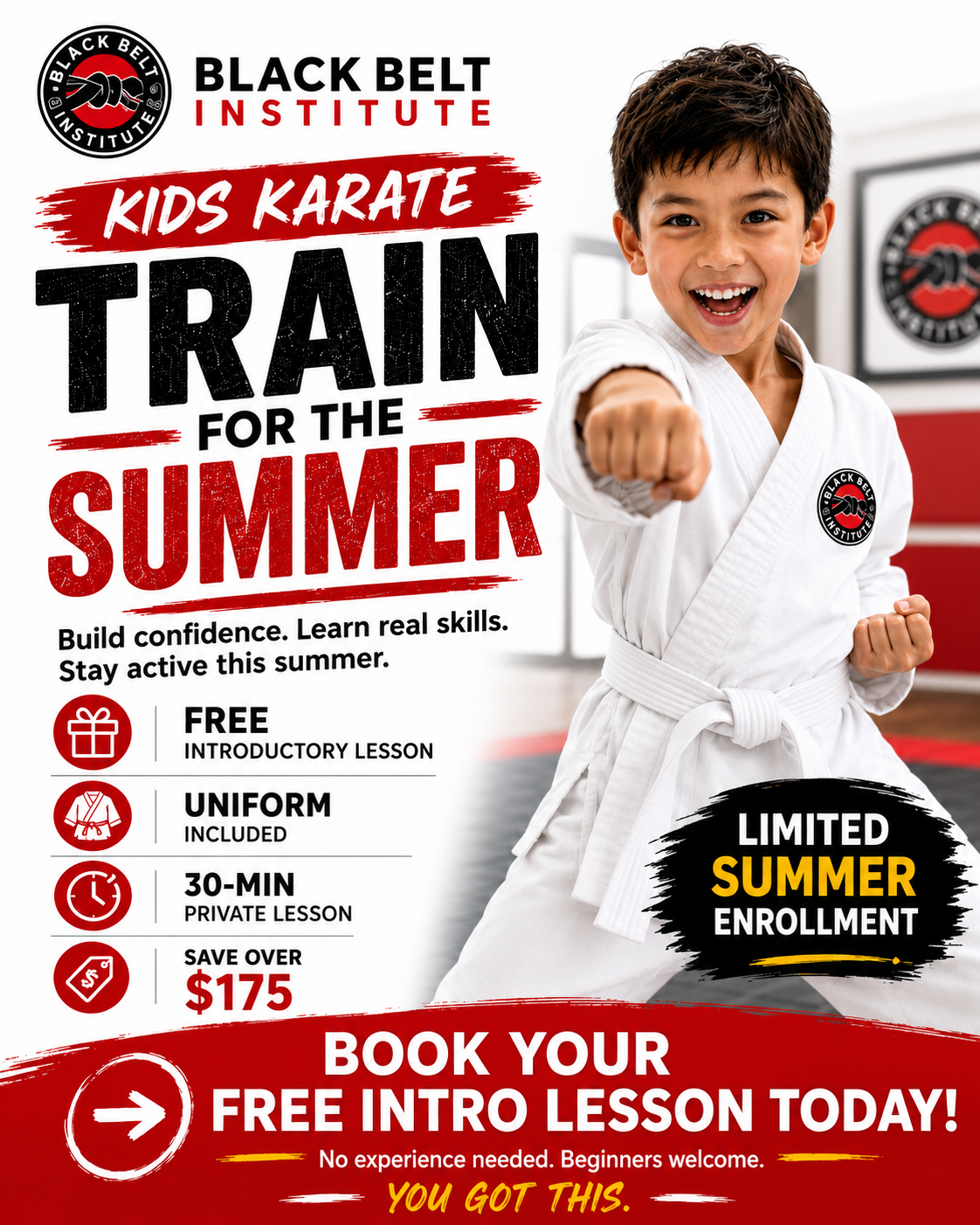 Black Belt Institute Facebook ad