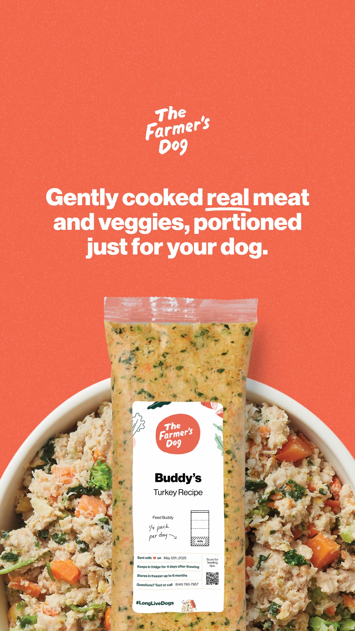 The Farmer's Dog Facebook ad